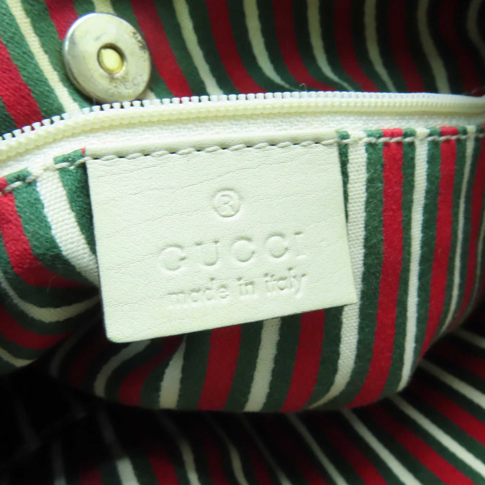 GUCCI 帆布Shoulder Bag手挽袋/肩背袋白色/啡色