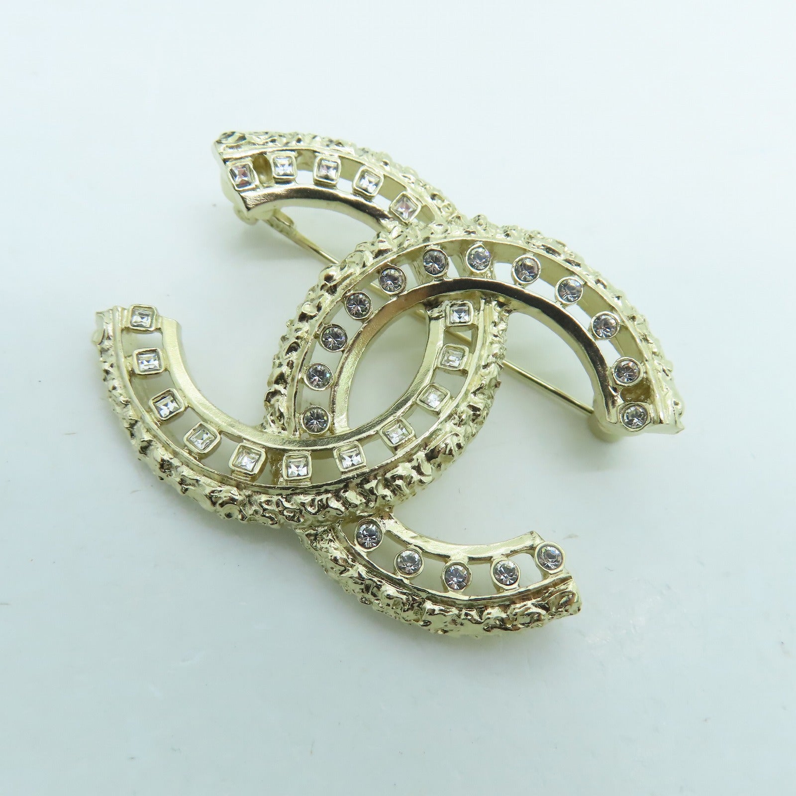 CHANEL 金属Brooch胸针金色