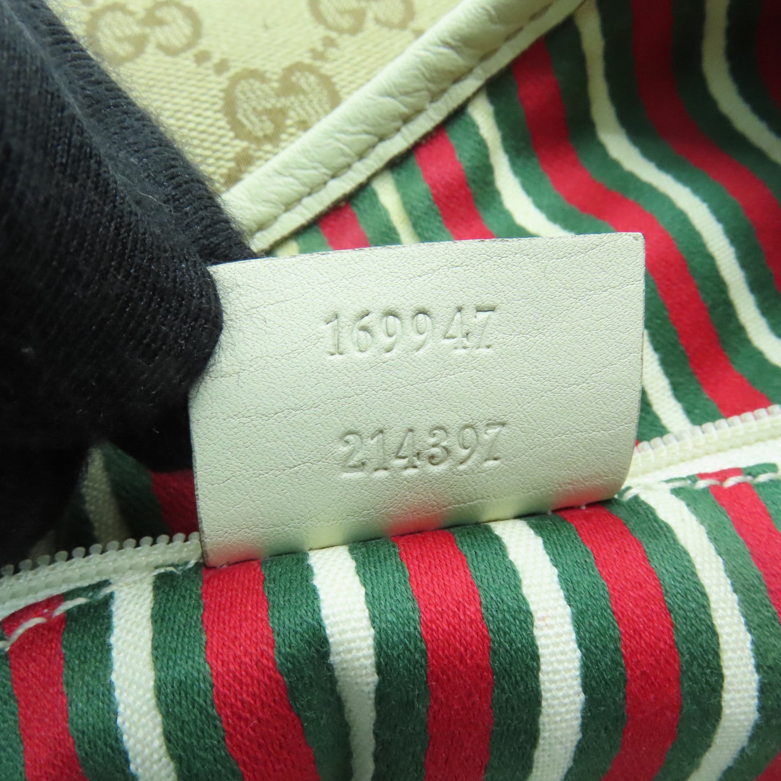 GUCCI 帆布Shoulder Bag手挽袋/肩背袋白色/啡色