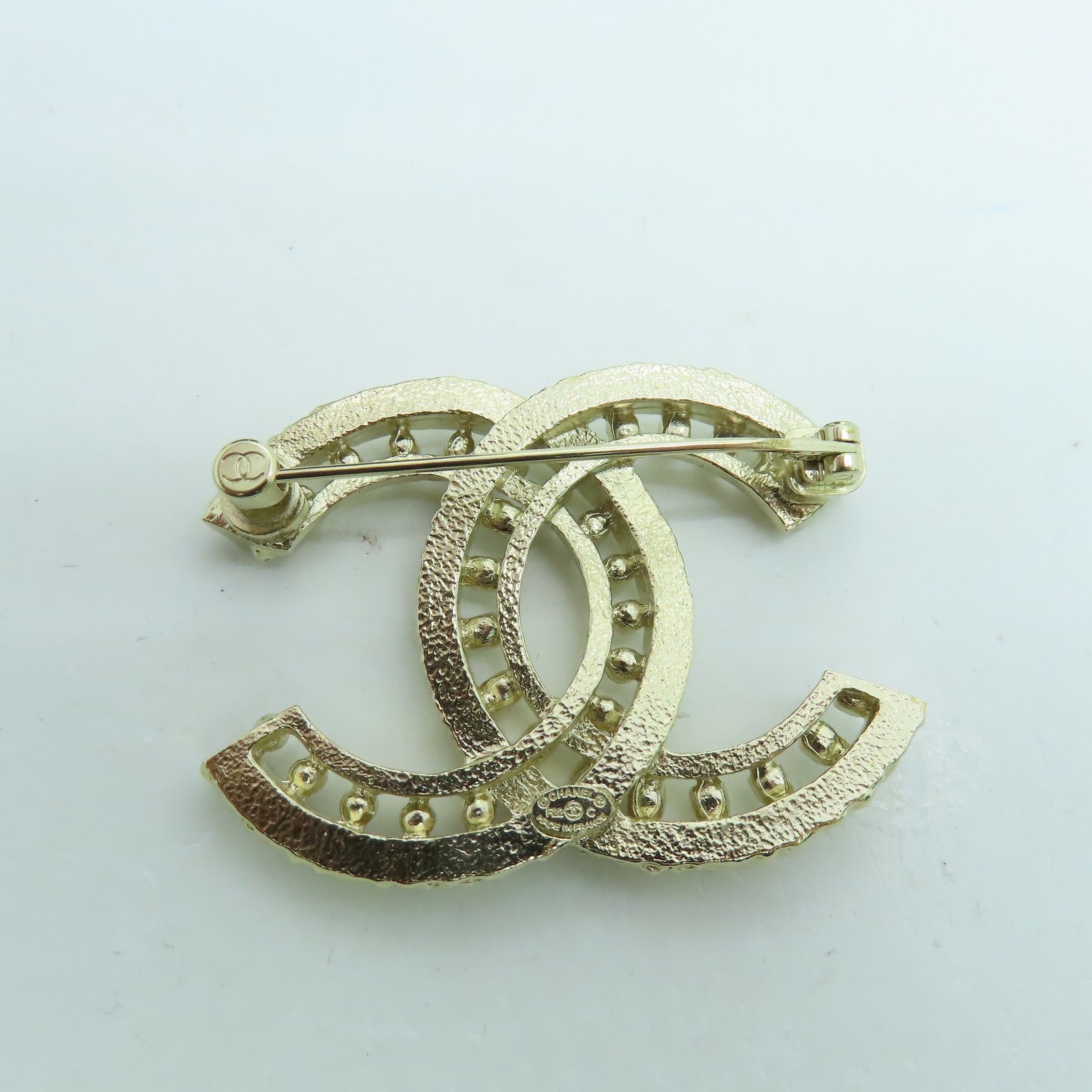 CHANEL 金属Brooch胸针金色