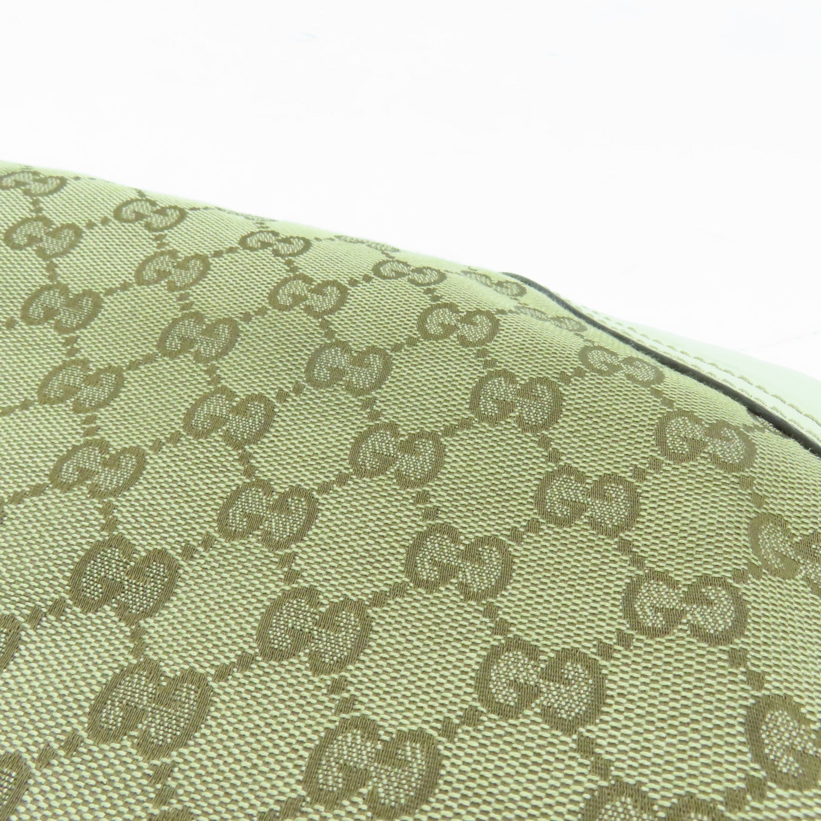 GUCCI 帆布Shoulder Bag手挽袋/肩背袋白色/啡色