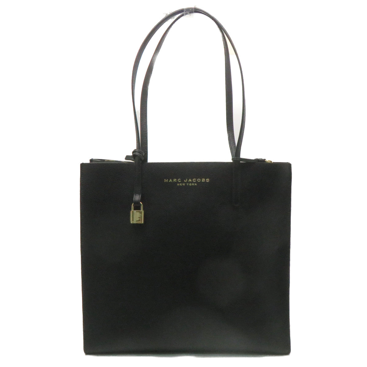 MARC JACOBS 牛皮皮革Tote Bag肩背袋黑色