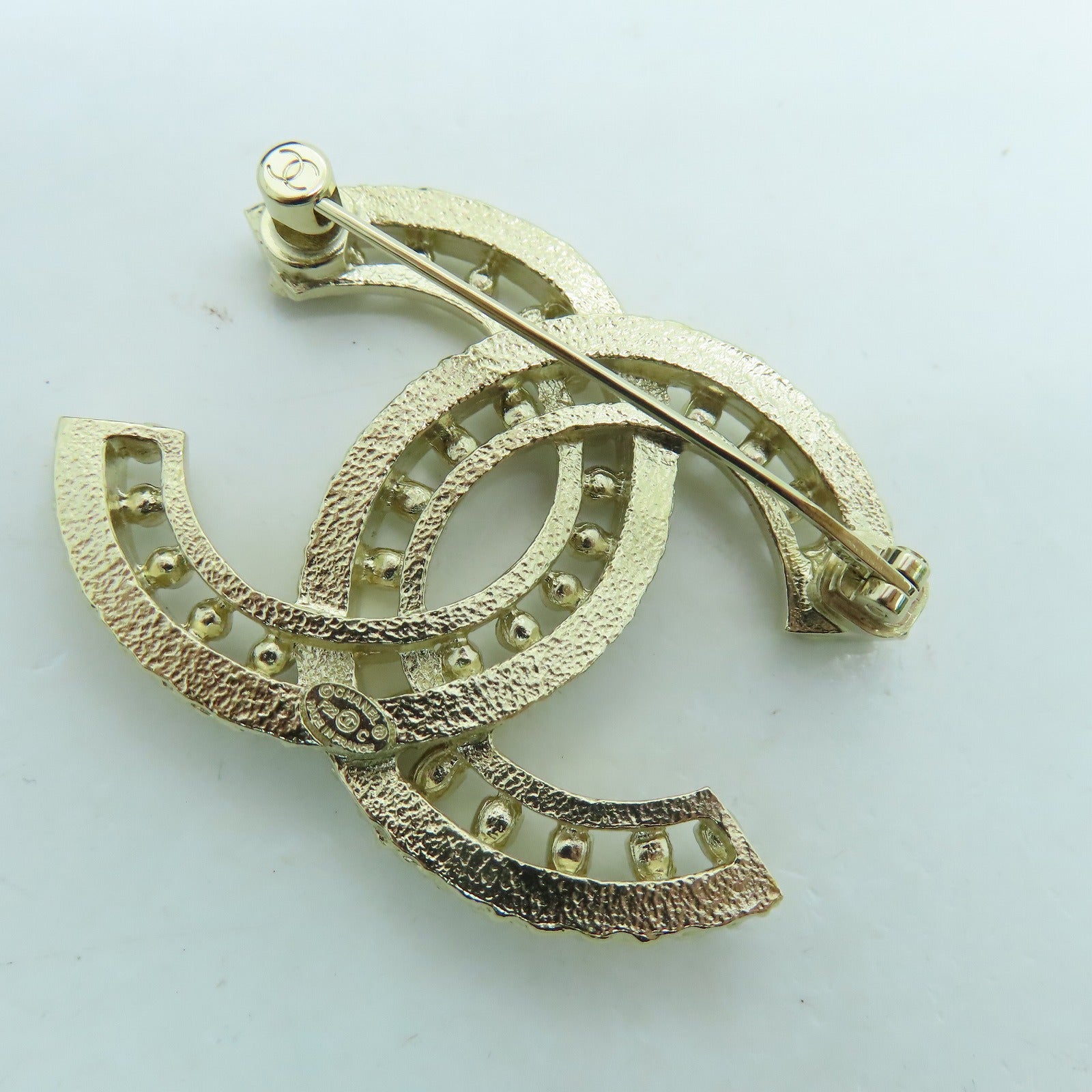 CHANEL 金属Brooch胸针金色