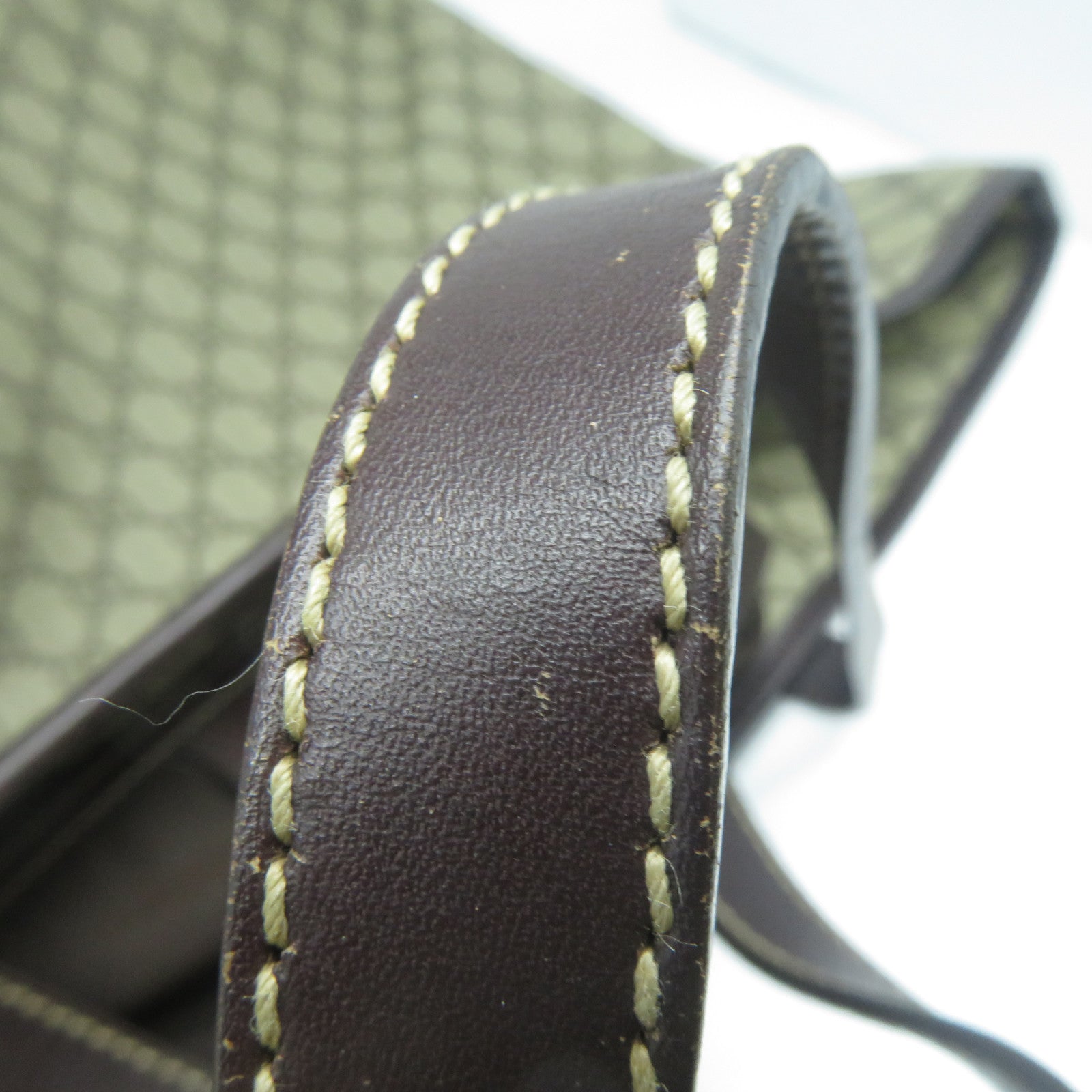 GUCCI 塗層帆布Shoulder Tote肩背袋/手挽袋啡色