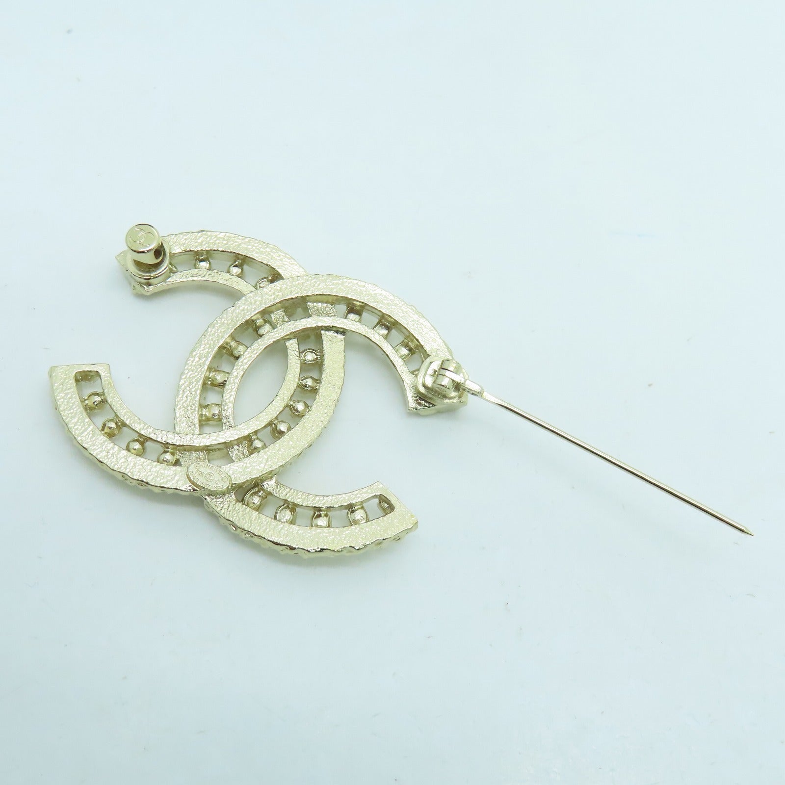 CHANEL 金属Brooch胸针金色
