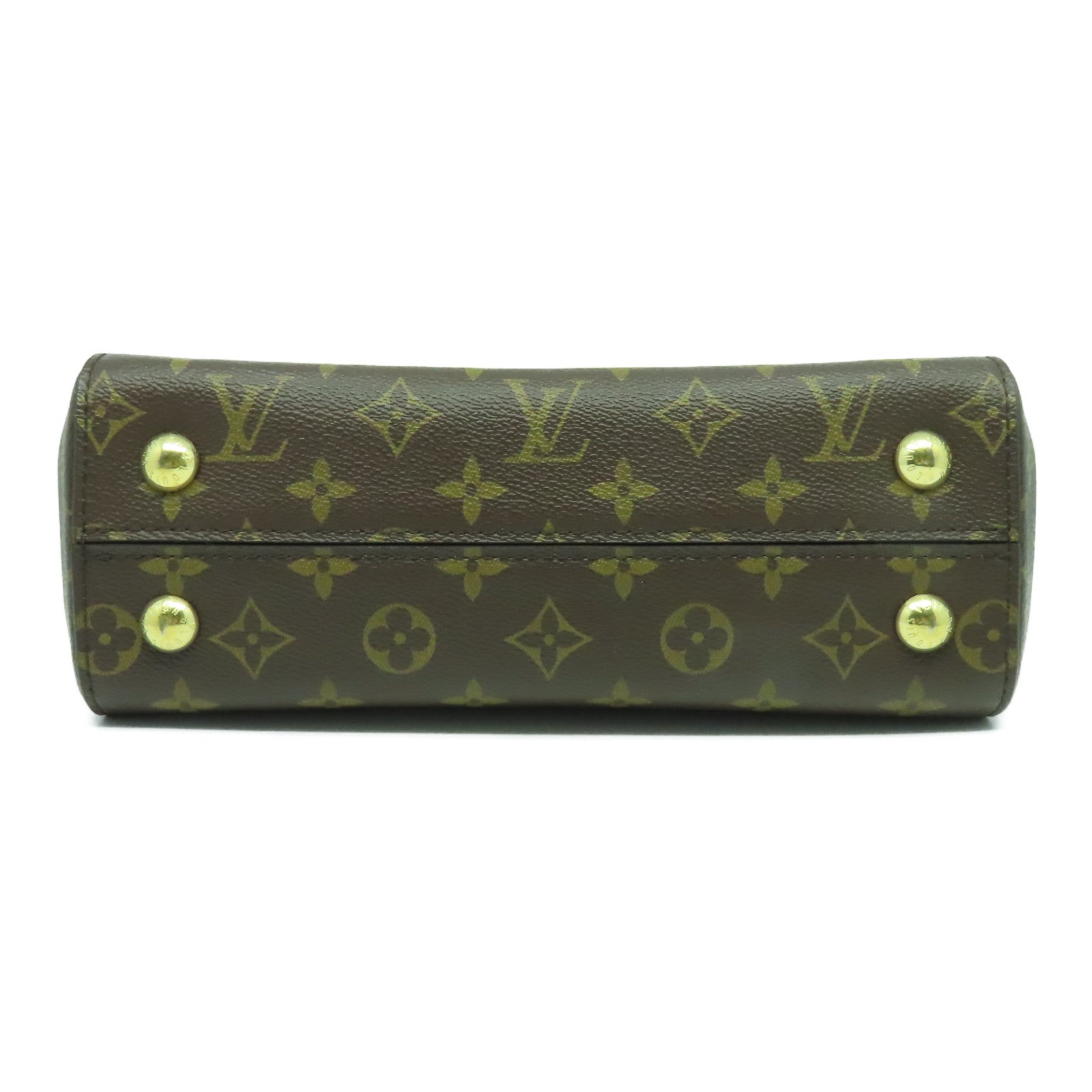 LOUIS VUITTON Monogram Cluny BB金扣手挽肩背兩用袋啡色