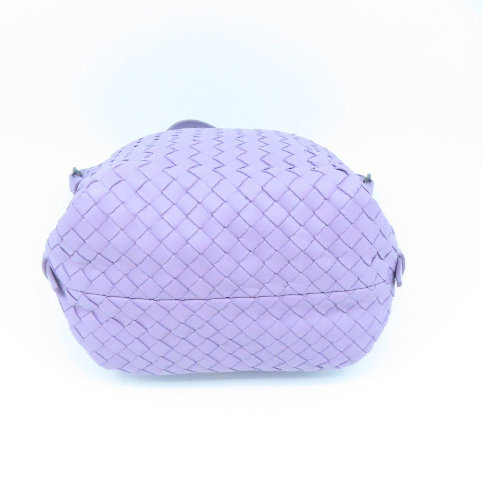 BOTTEGA VENETA 织纹皮革Shoulder Bag肩背袋紫色