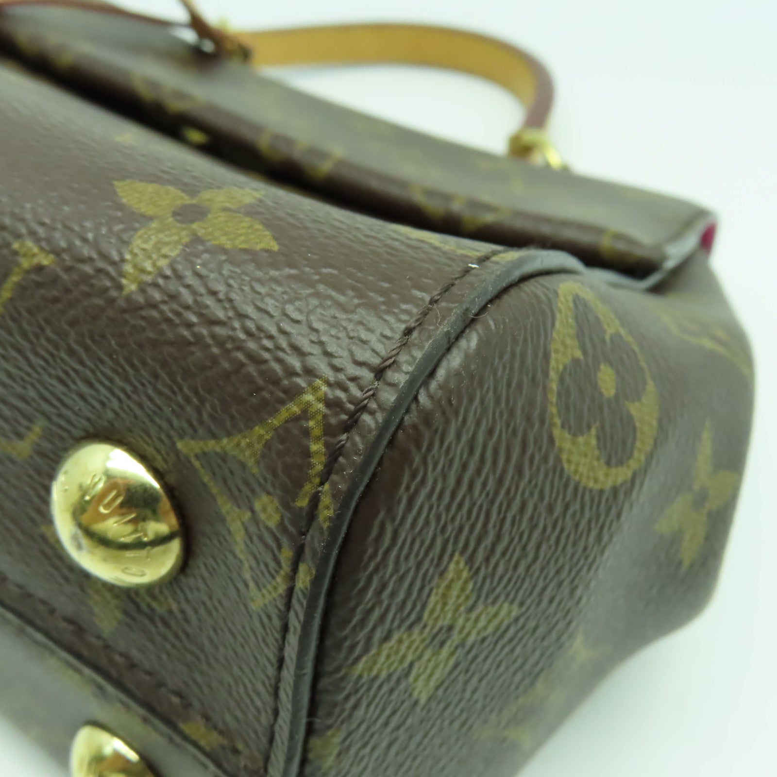 LOUIS VUITTON Monogram Cluny BB金扣手挽肩背兩用袋啡色
