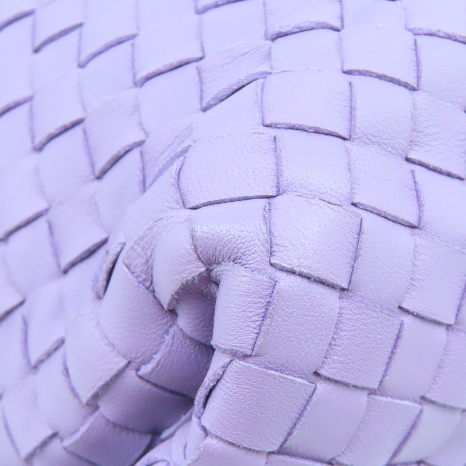 BOTTEGA VENETA 织纹皮革Shoulder Bag肩背袋紫色