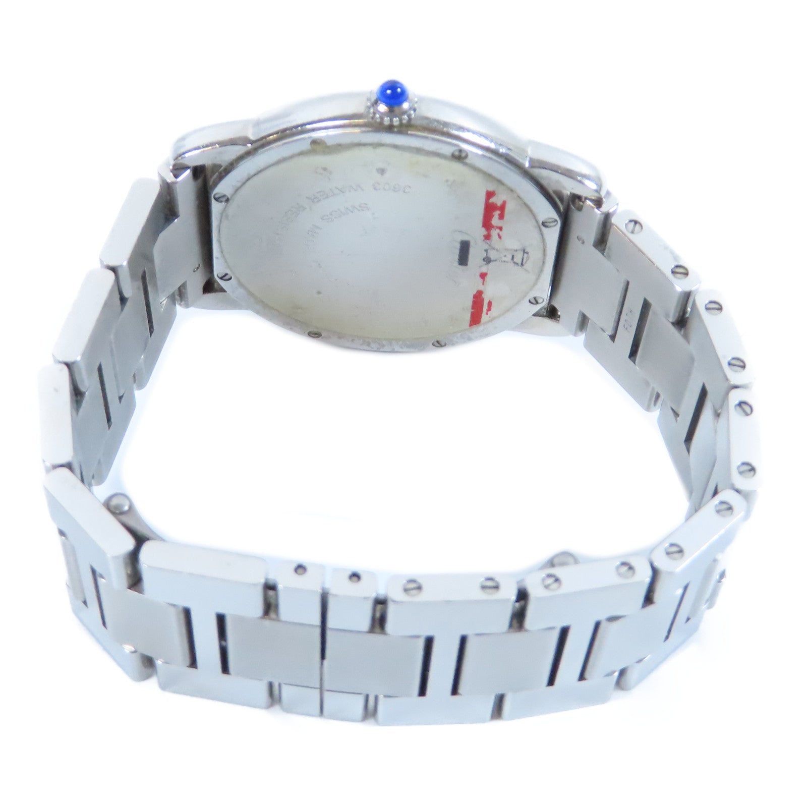CARTIER Ronde Solo de Cartier不鏽鋼手錶石英機芯白色