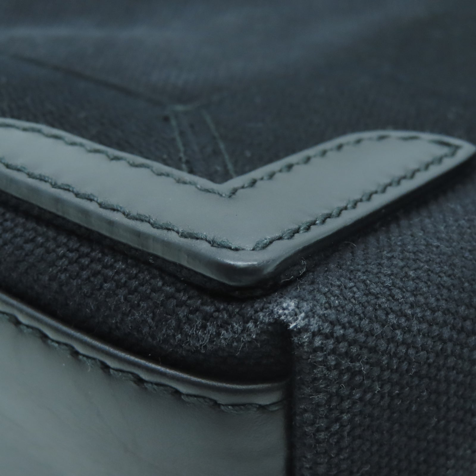 BALENCIAGA 帆布Navy Cabas XS銀扣手挽肩背兩用袋黑色