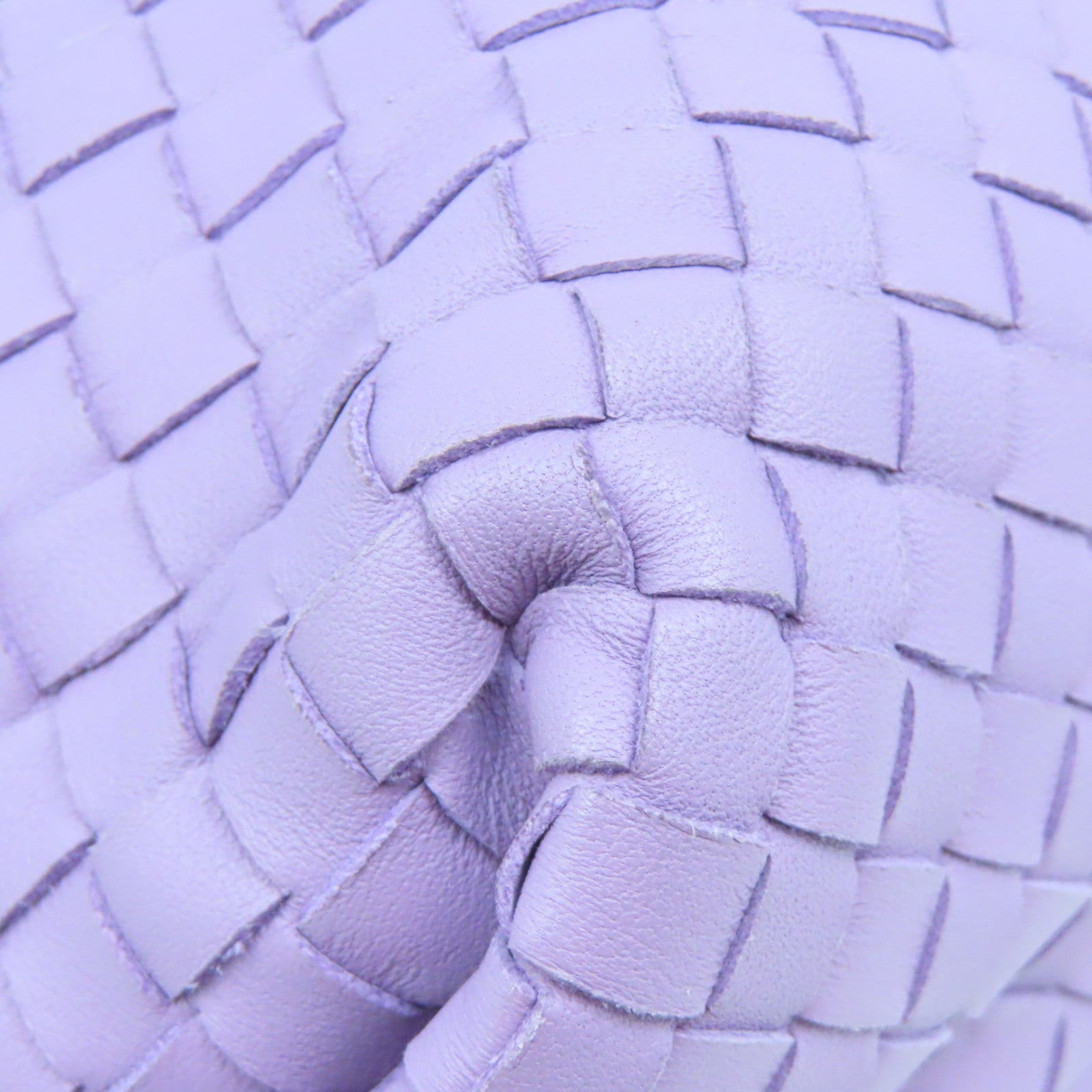 BOTTEGA VENETA 织纹皮革Shoulder Bag肩背袋紫色
