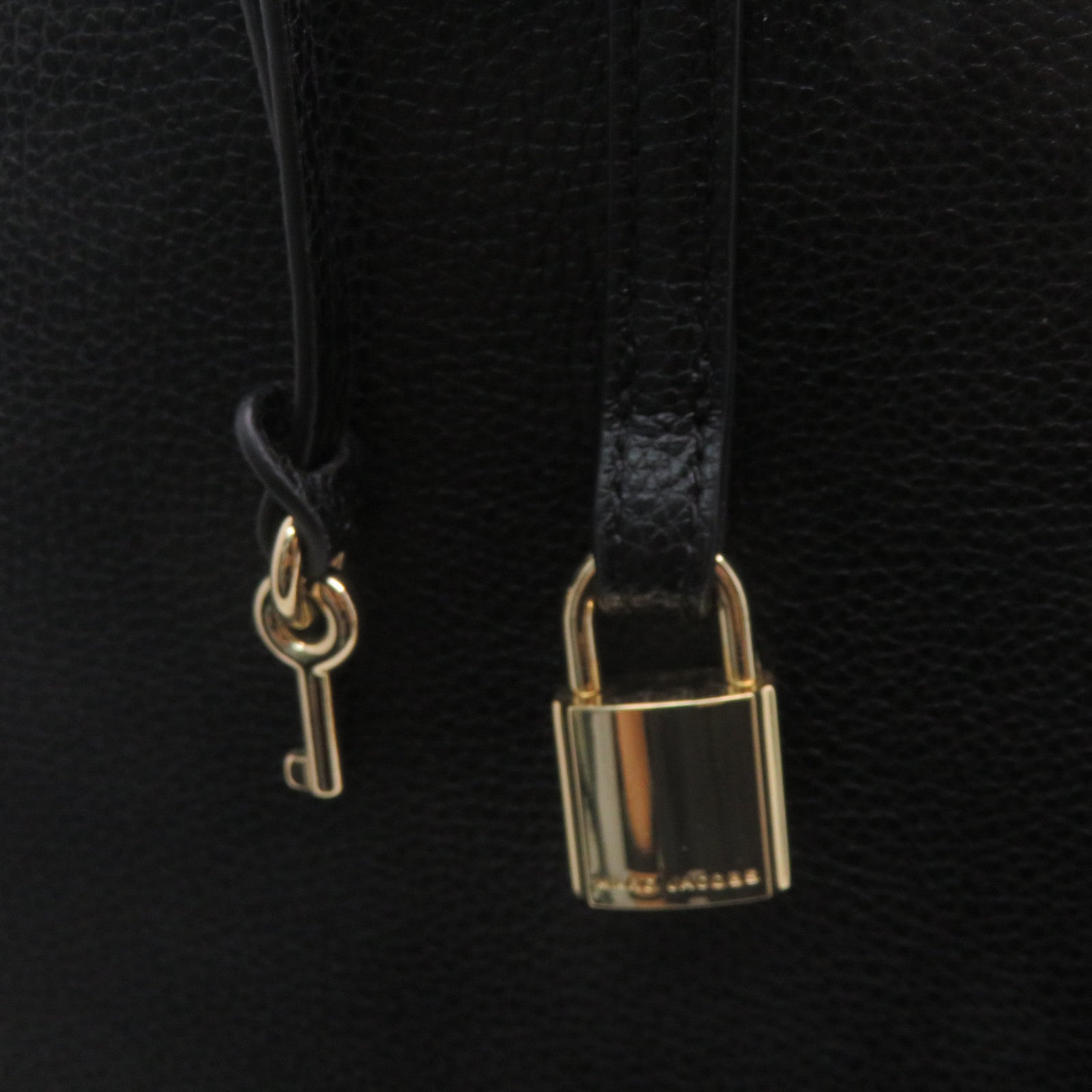MARC JACOBS 牛皮皮革Tote Bag肩背袋黑色
