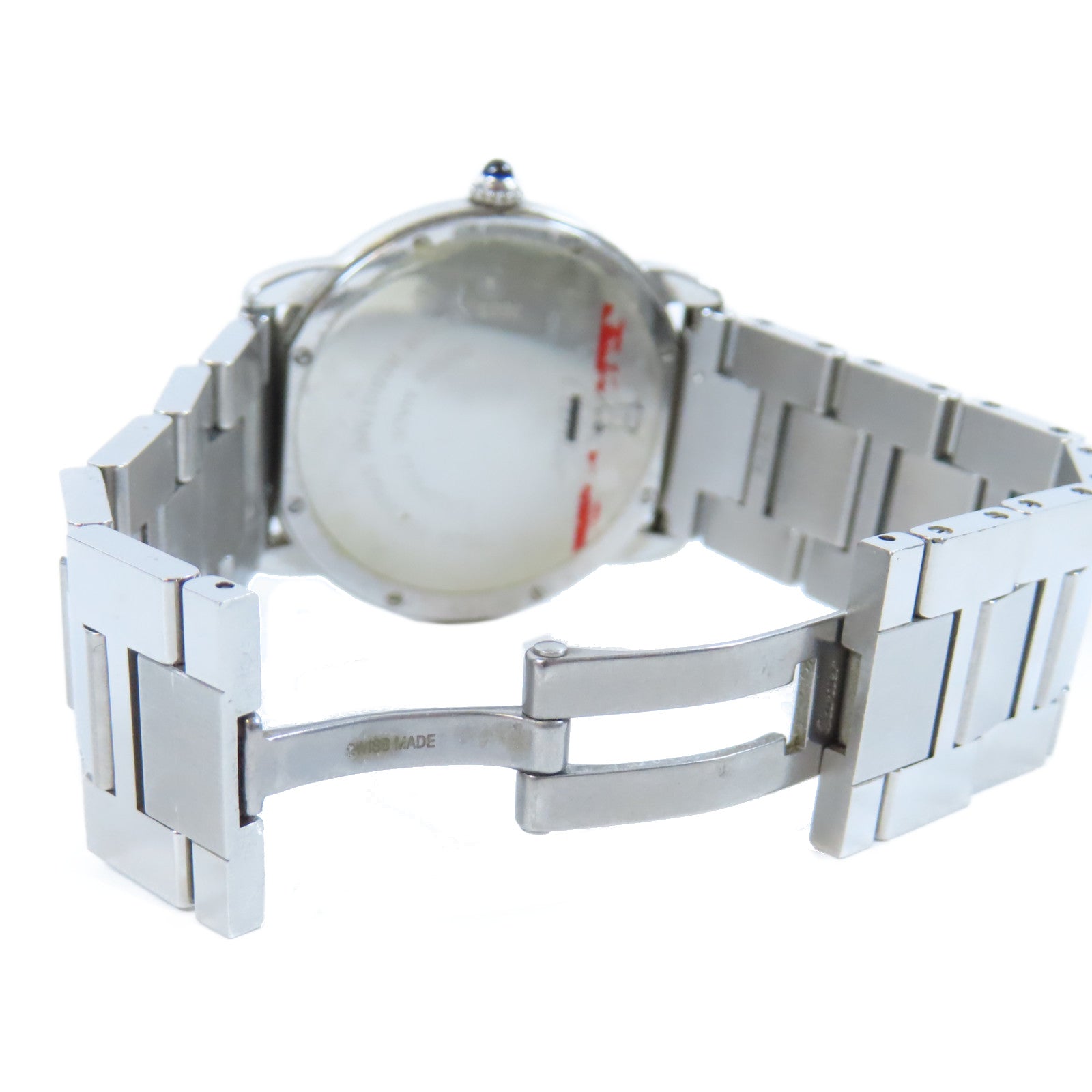 CARTIER Ronde Solo de Cartier不鏽鋼手錶石英機芯白色