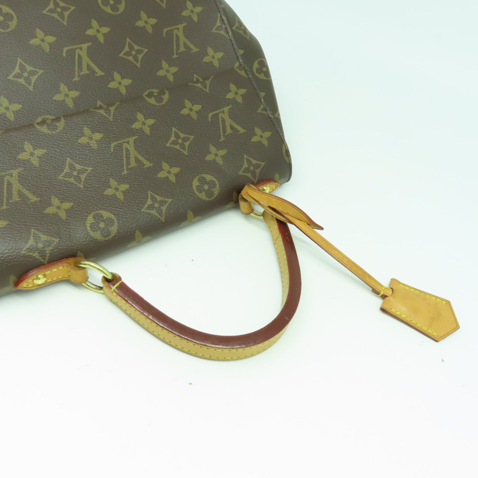 LOUIS VUITTON Monogram Cluny BB金扣手挽肩背兩用袋啡色