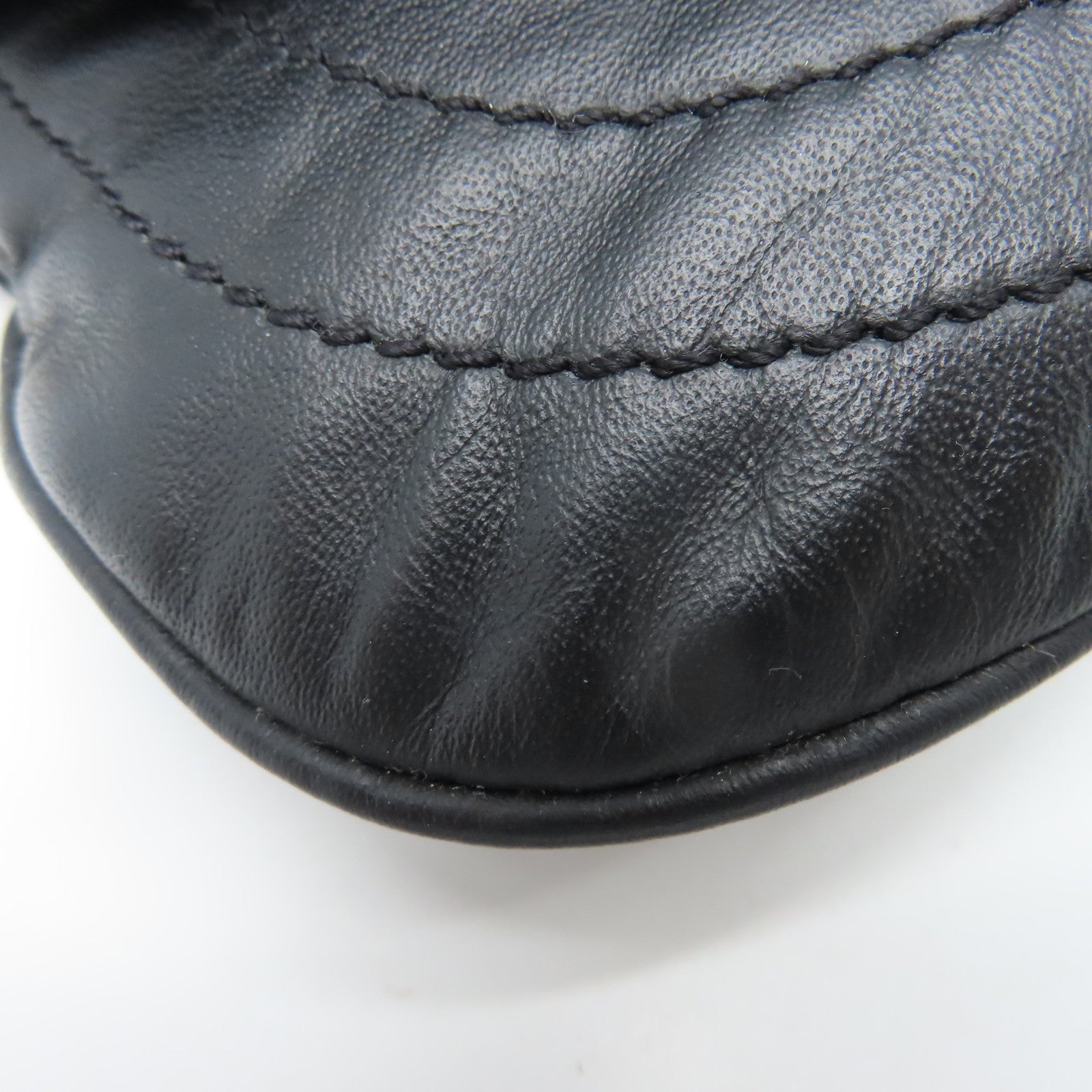 MARC BY MARC JACOBS 牛皮皮革Shoulder Bag金扣肩背袋黑色