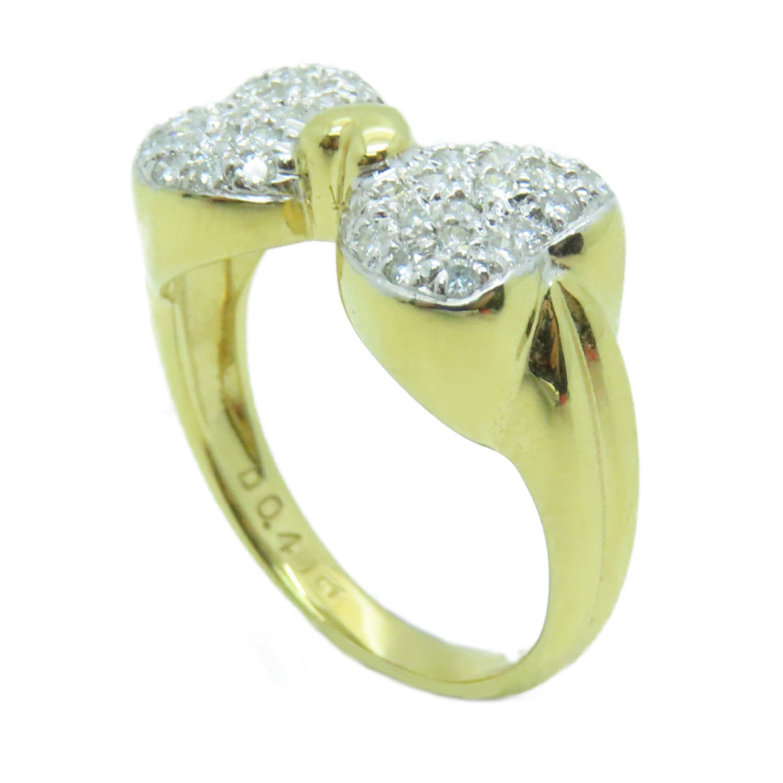 JEWELRY 【激減優惠】18K黃金Ring 0.40ct鑽石戒指US#5.75