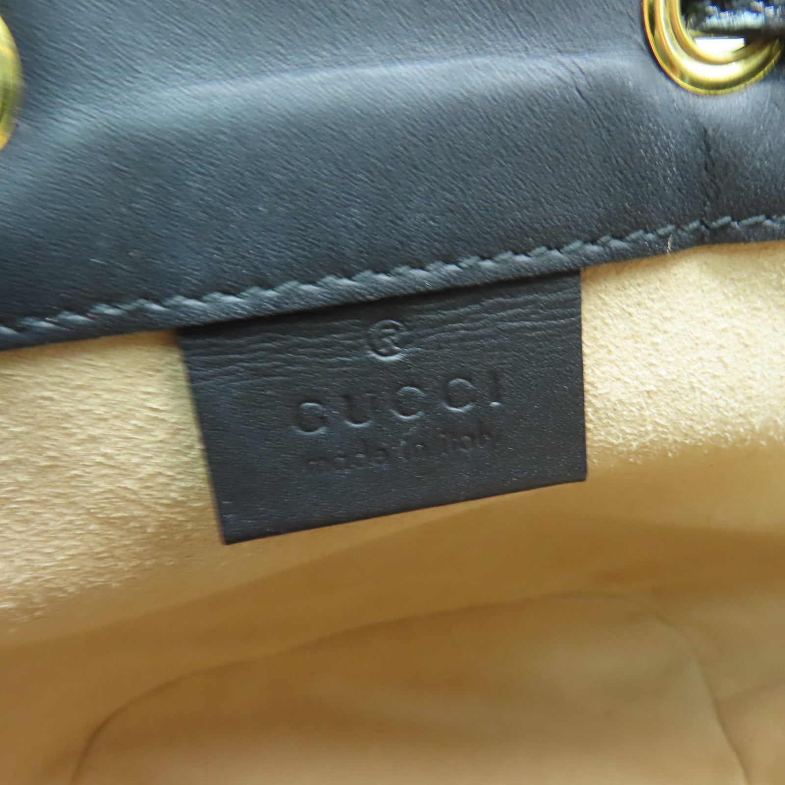 GUCCI suede leather / cowhide leather Ophidia Crossbody gold buckle shoulder bag red / black