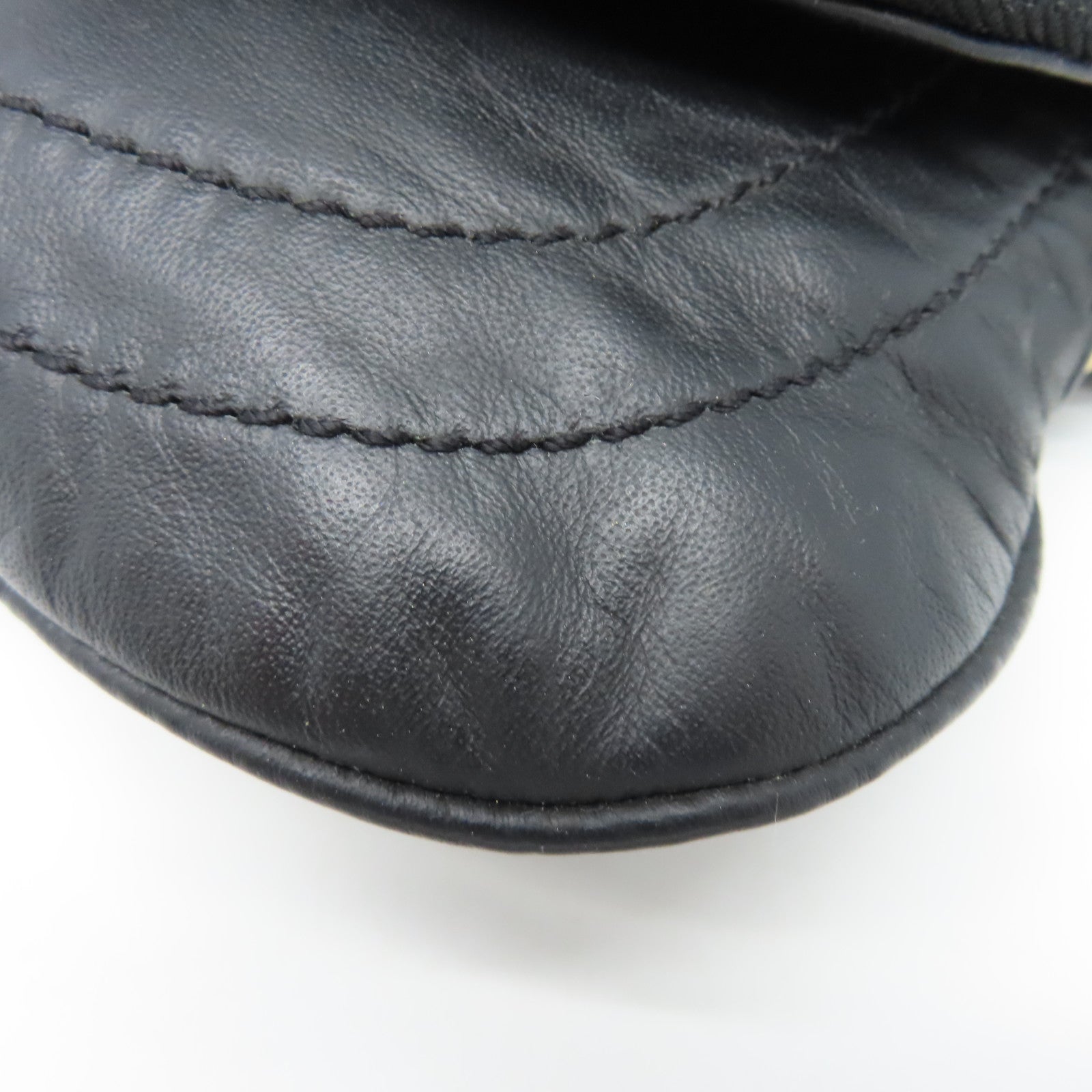 MARC BY MARC JACOBS 牛皮皮革Shoulder Bag金扣肩背袋黑色