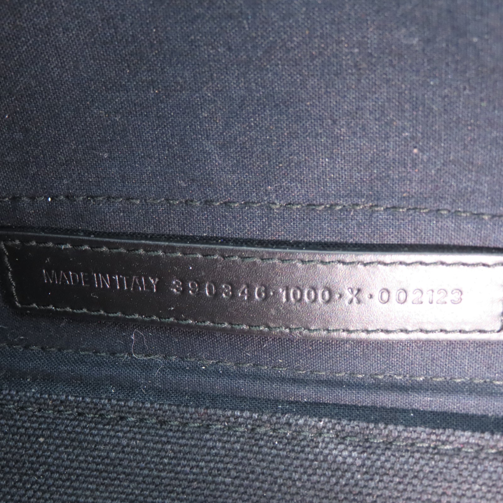 BALENCIAGA 帆布Navy Cabas XS銀扣手挽肩背兩用袋黑色