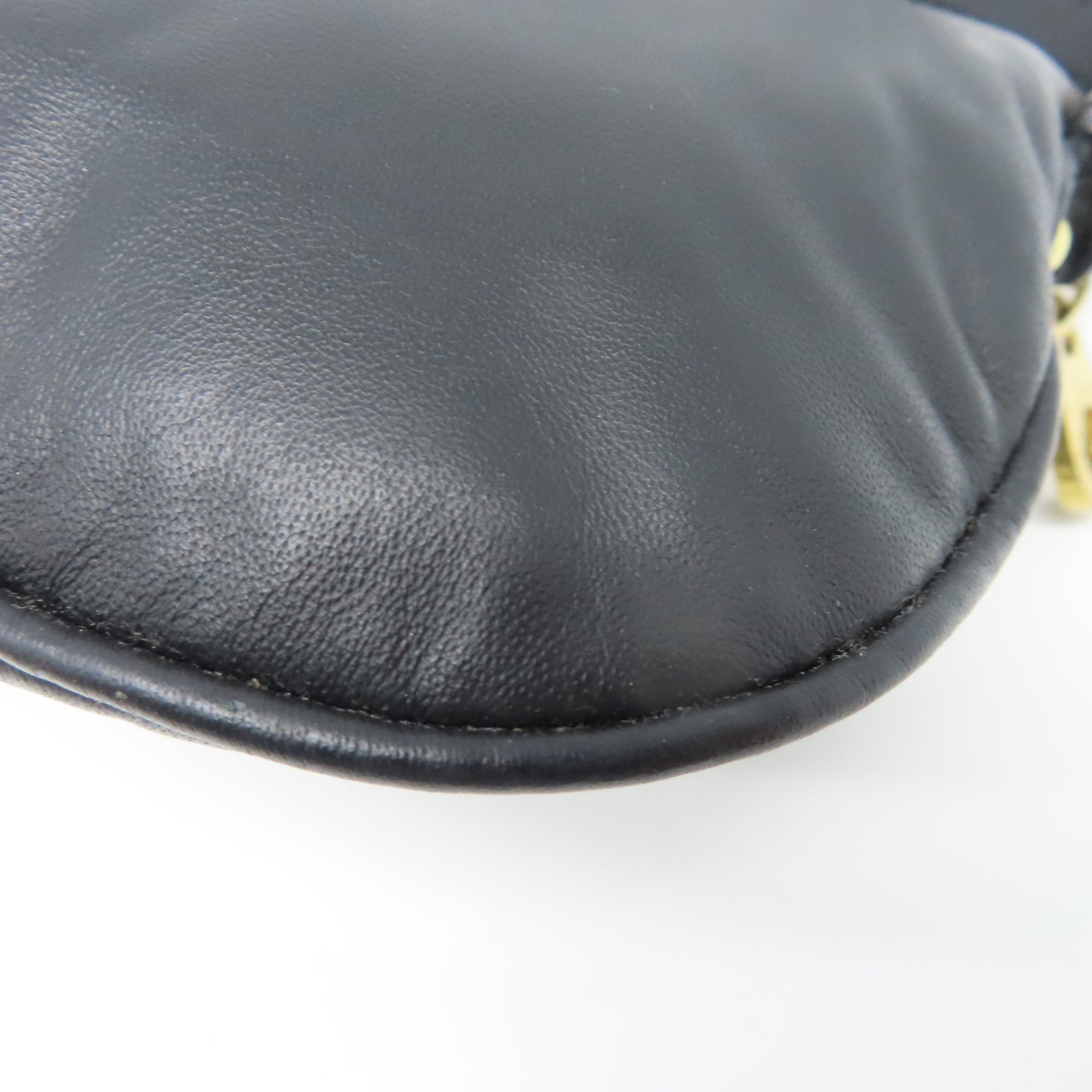 MARC BY MARC JACOBS 牛皮皮革Shoulder Bag金扣肩背袋黑色