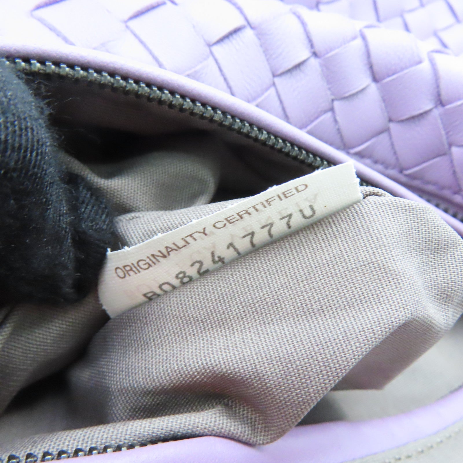 BOTTEGA VENETA 织纹皮革Shoulder Bag肩背袋紫色