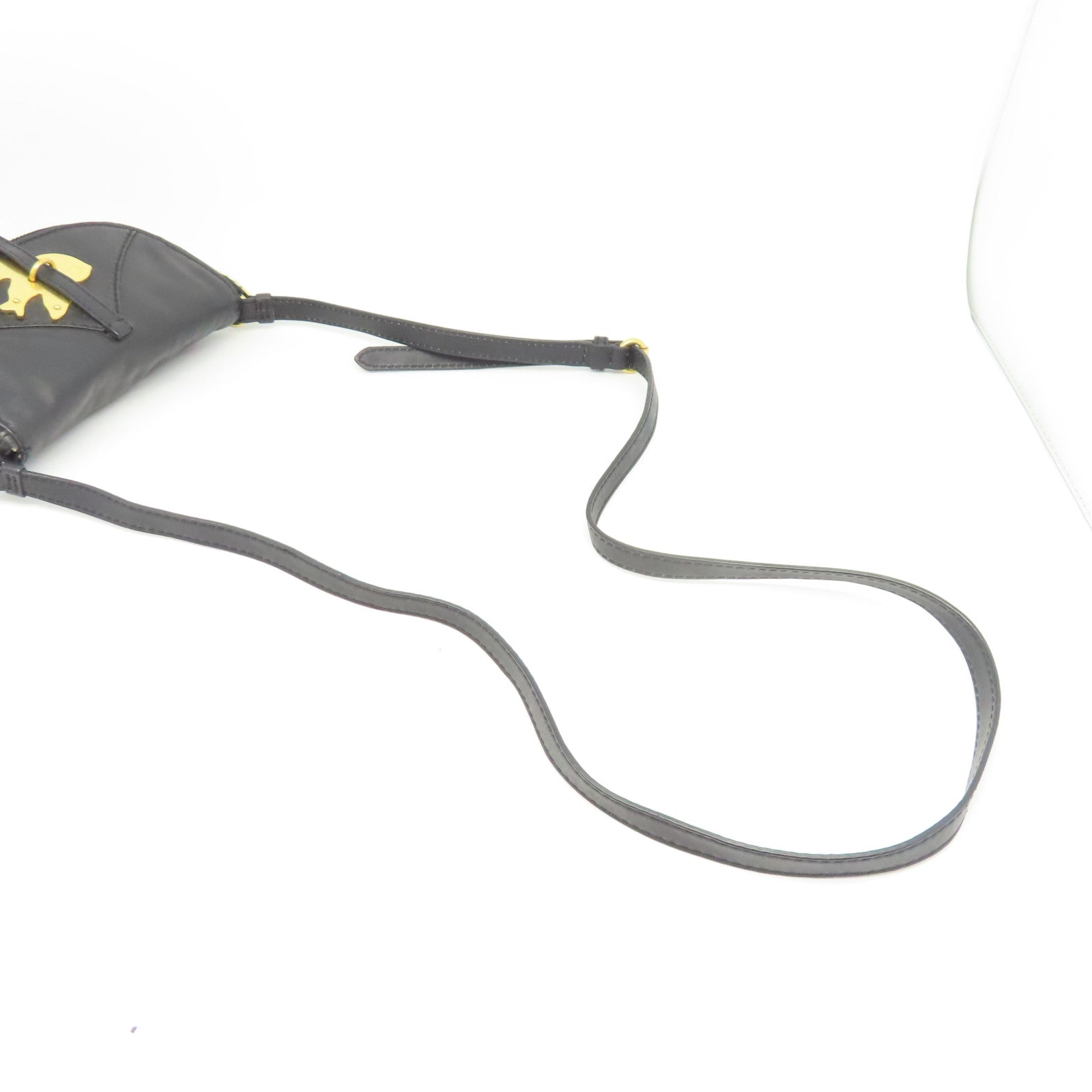 MARC BY MARC JACOBS 牛皮皮革Shoulder Bag金扣肩背袋黑色