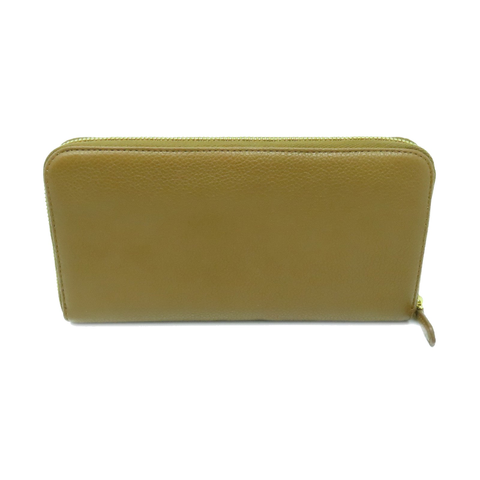 PRADA 牛皮皮革Long Wallet金扣長錢包啡色