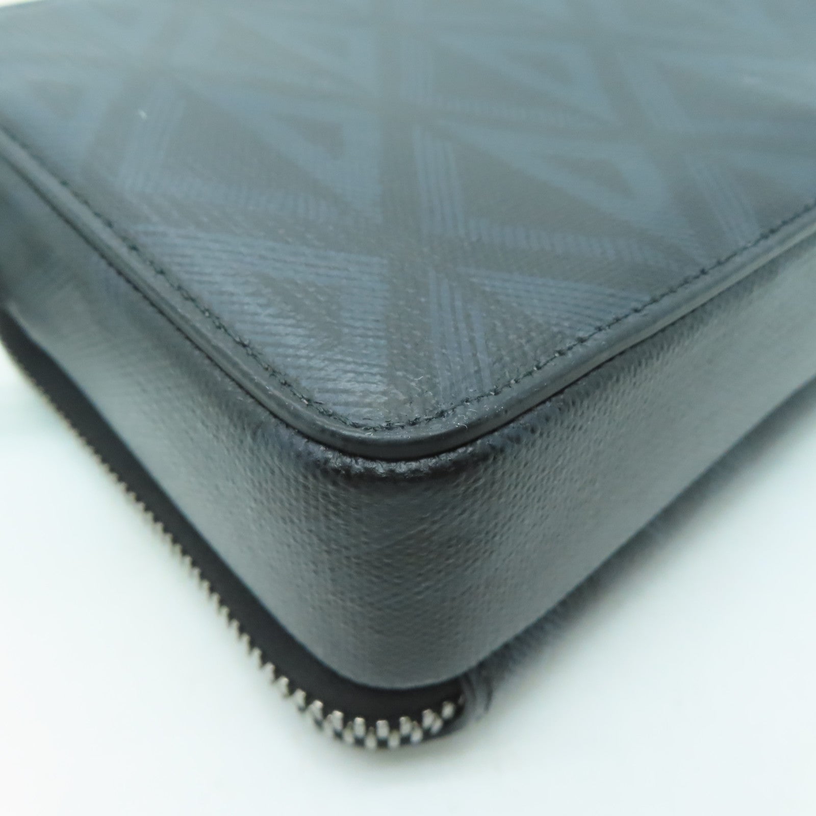 Dior 塗層帆布Pouch Shoulder銀扣肩背袋黑色