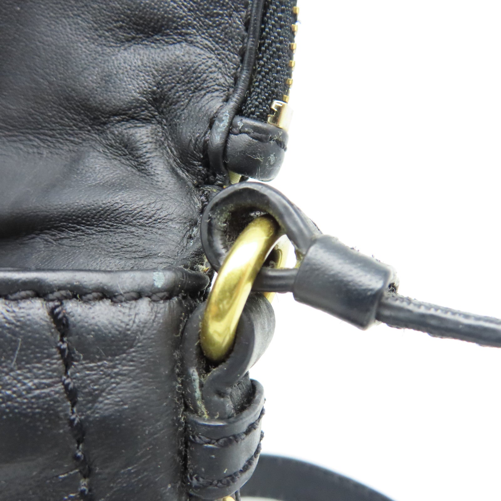 MARC BY MARC JACOBS 牛皮皮革Shoulder Bag金扣肩背袋黑色