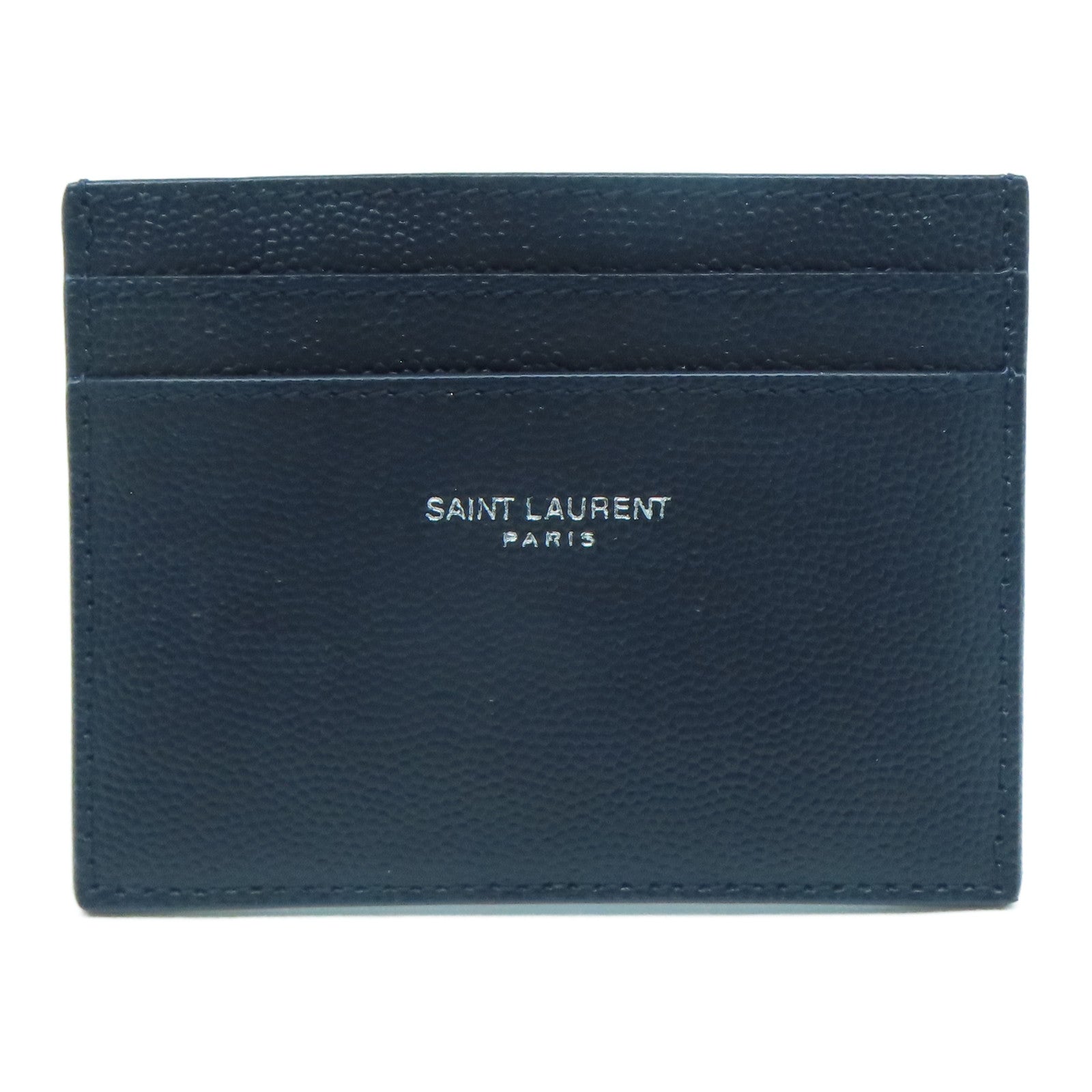 SAINT LAURENT 牛皮皮革Card Case卡片套深藍色