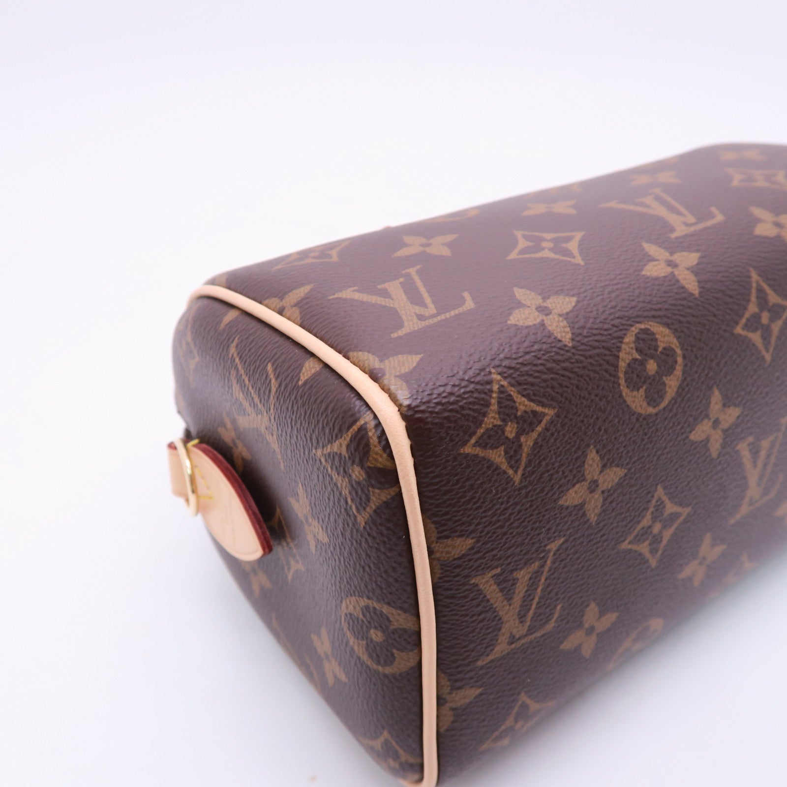 LOUIS VUITTON Monogram Speedy 20 Bandouliere金扣手挽肩背兩用袋棕色