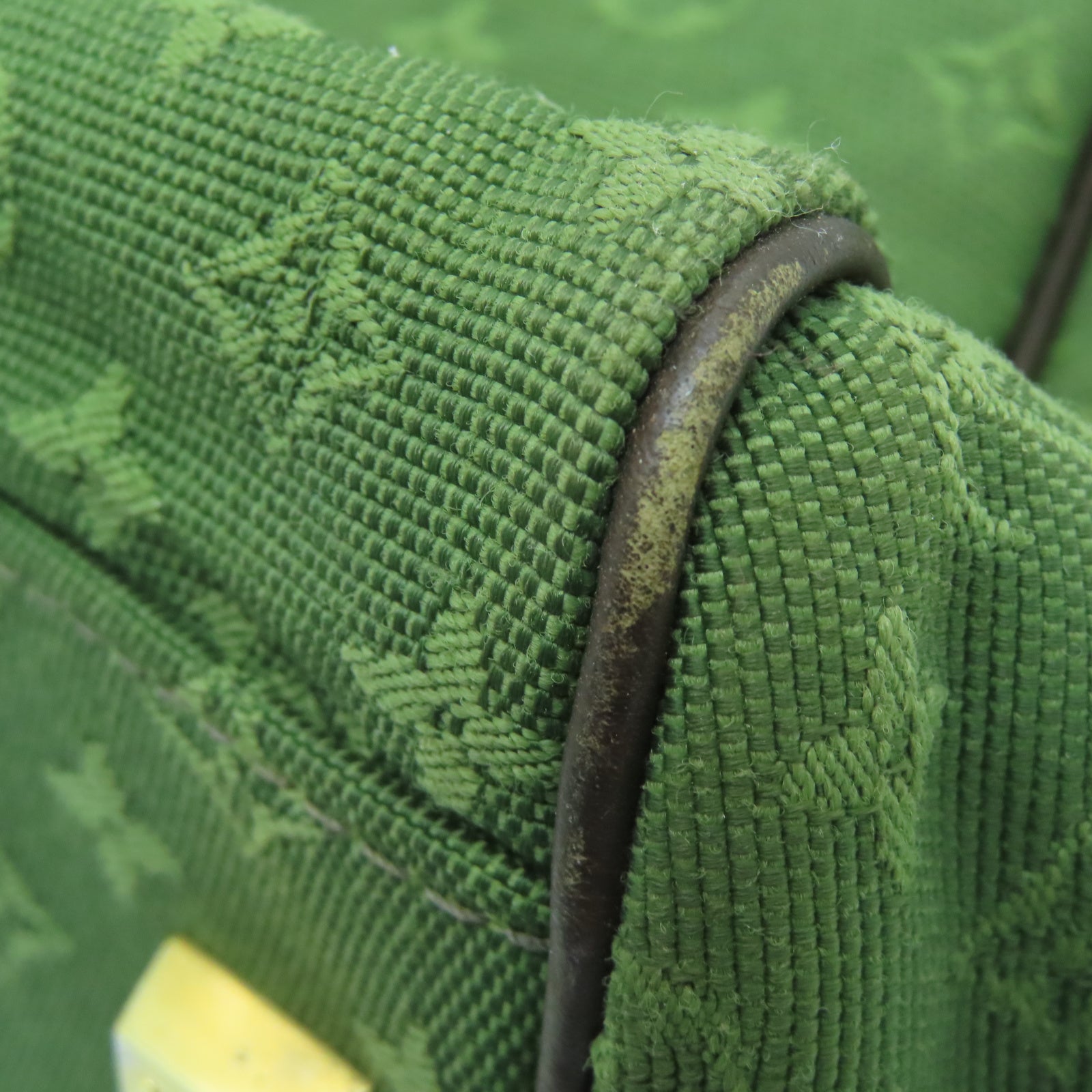 LOUIS VUITTON Monogram Mini Josephine GM gold buckle handle shoulder bag green