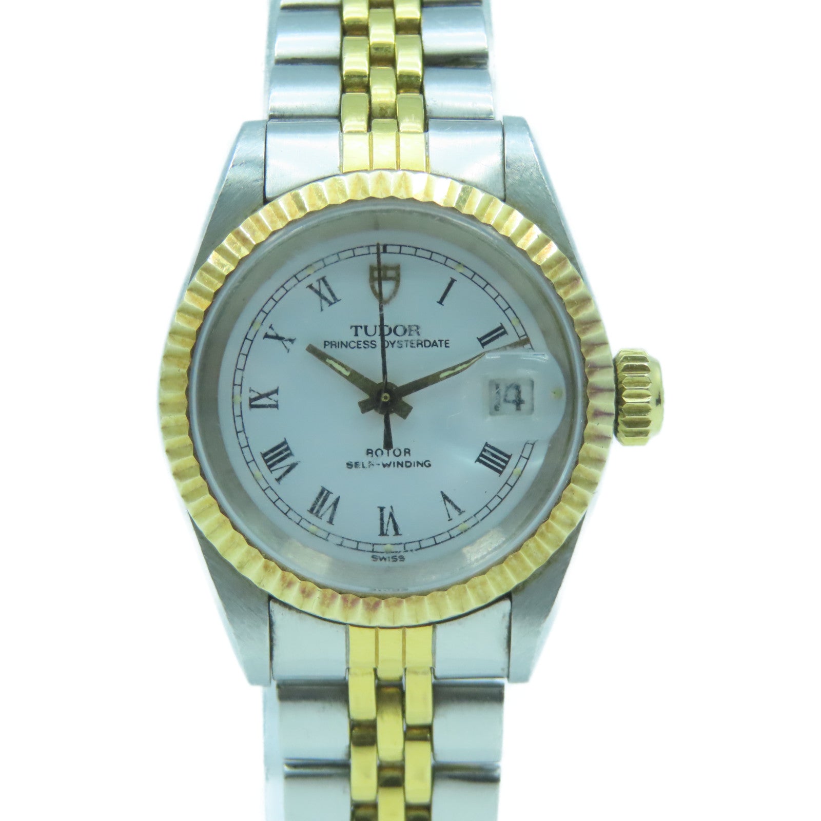 TUDOR 18K金Princess Oysterdate不鏽鋼手錶自動機芯金色/銀色