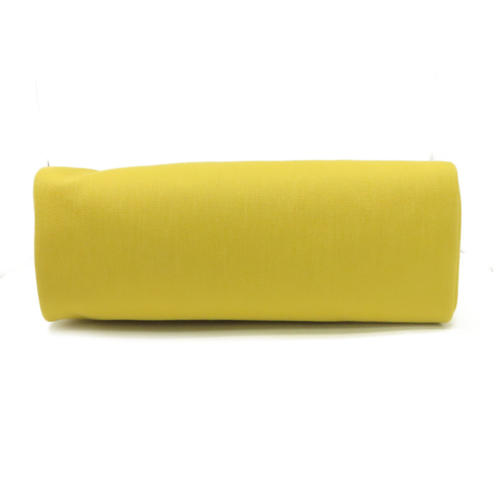 HERMES 帆布Herbag GM 2Way Shoulder Bag金扣手挽肩背兩用袋Jaune Ambre琥珀黃色