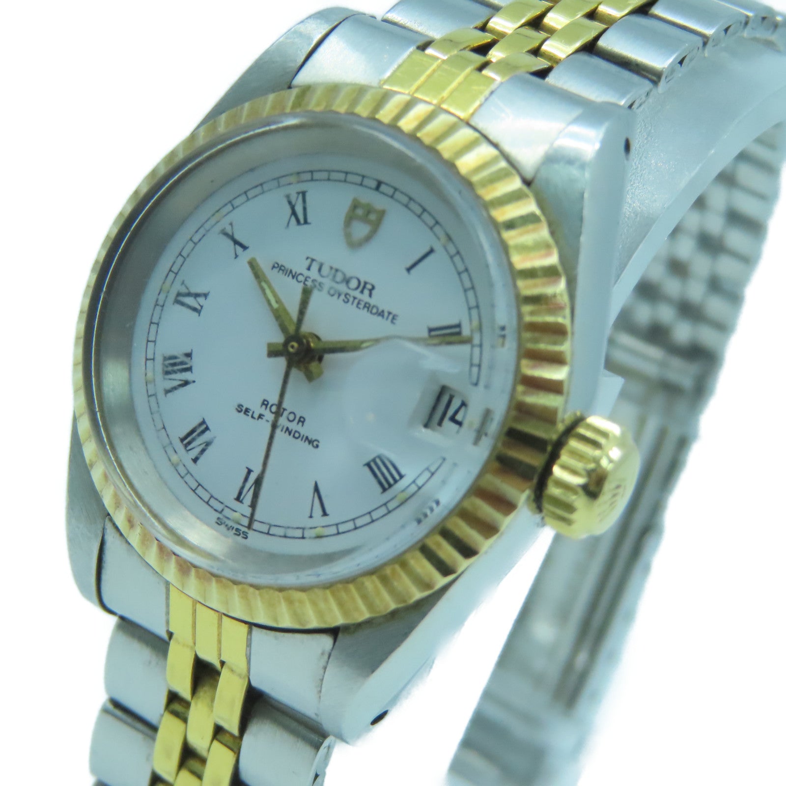 TUDOR 18K金Princess Oysterdate不鏽鋼手錶自動機芯金色/銀色