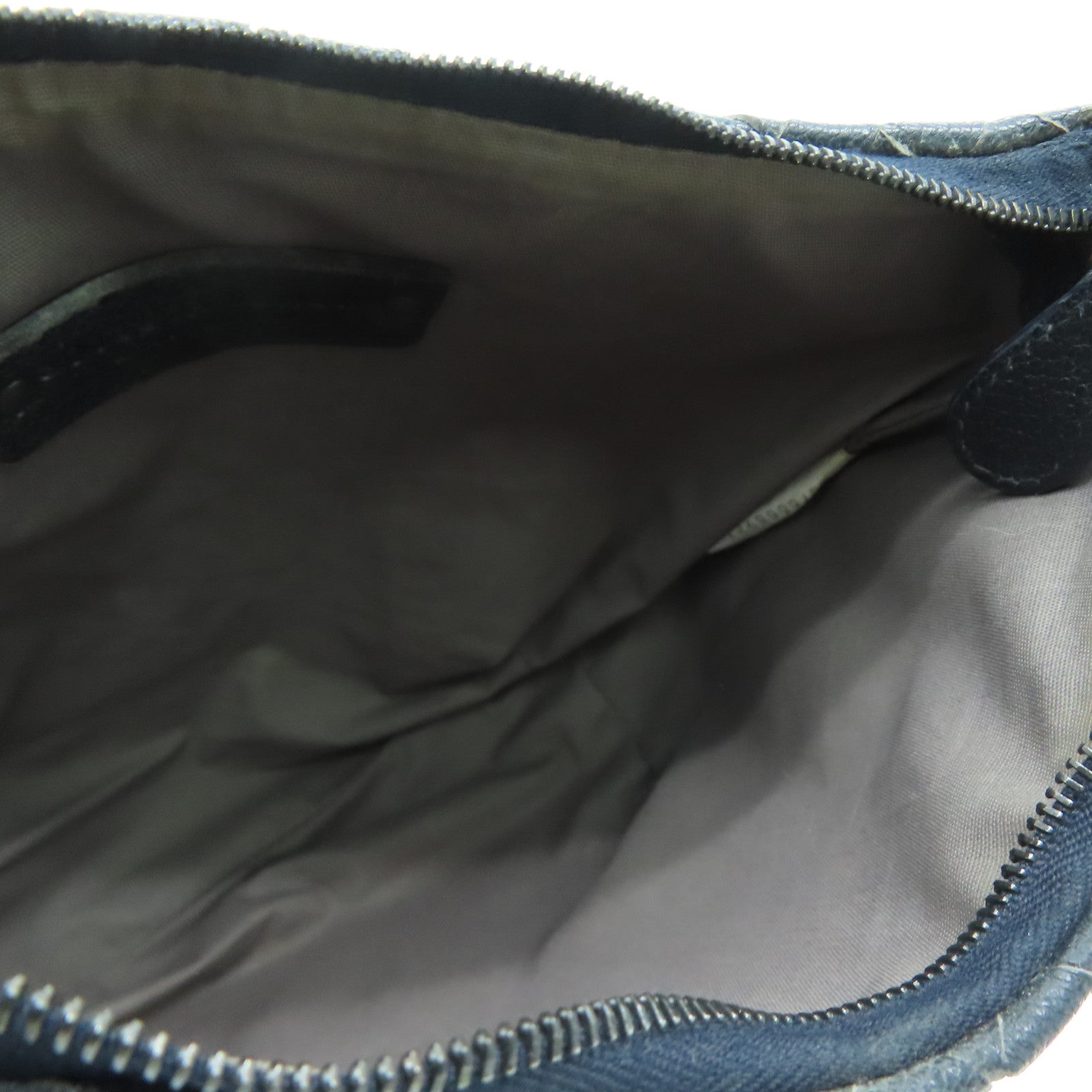 BOTTEGA VENETA 织纹皮革Shoulder Bag肩背袋蓝色