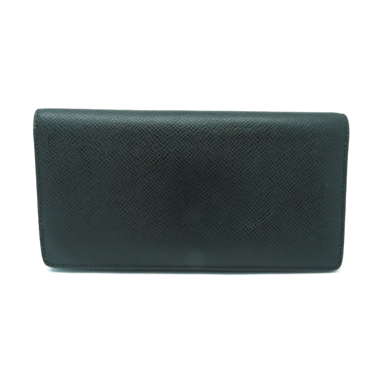 LOUIS VUITTON Taiga Portefeuille Long Wallet长钱包黑色
