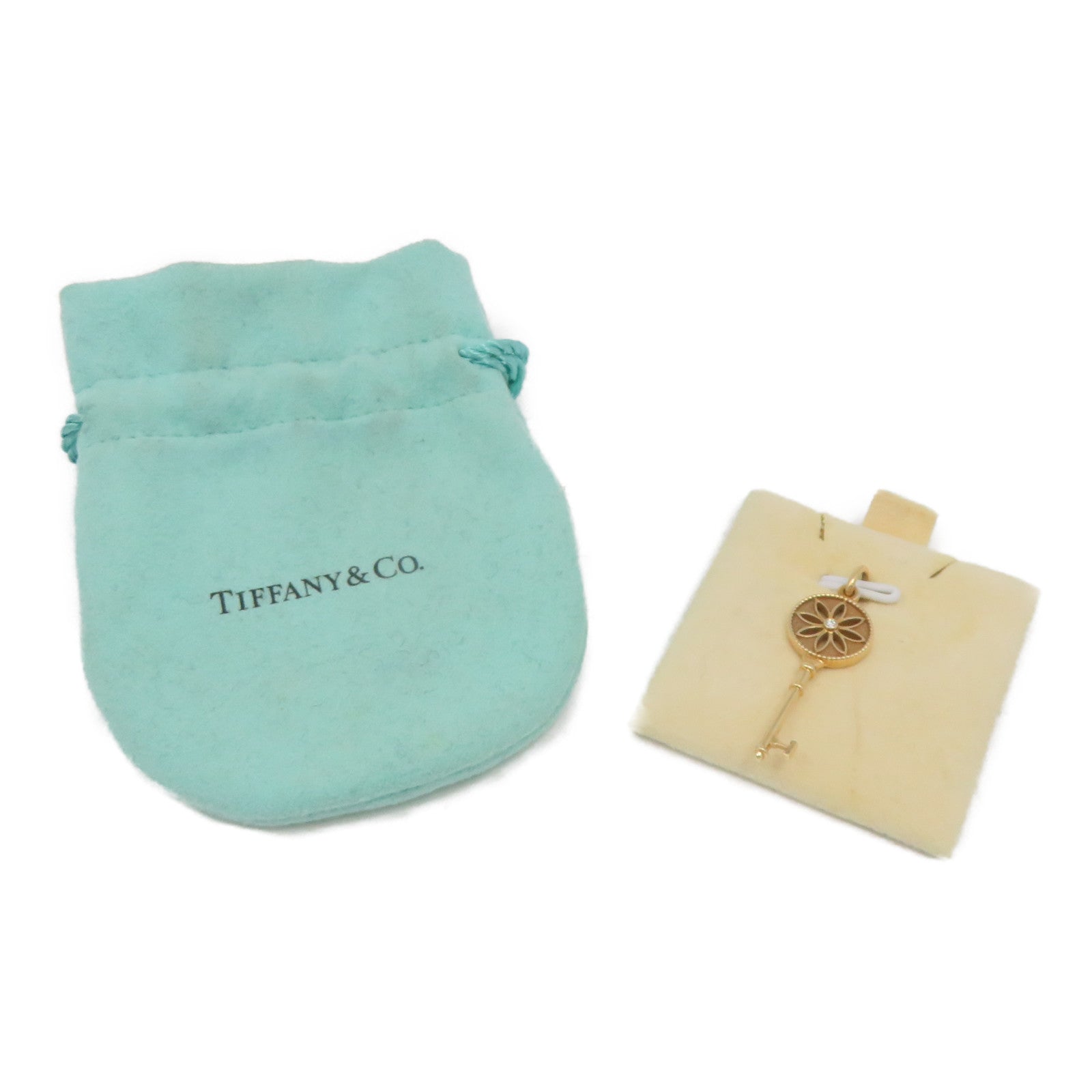 TIFFANY＆CO 【激减优惠】18K玫瑰金Daisy Key Pendant挂饰金色