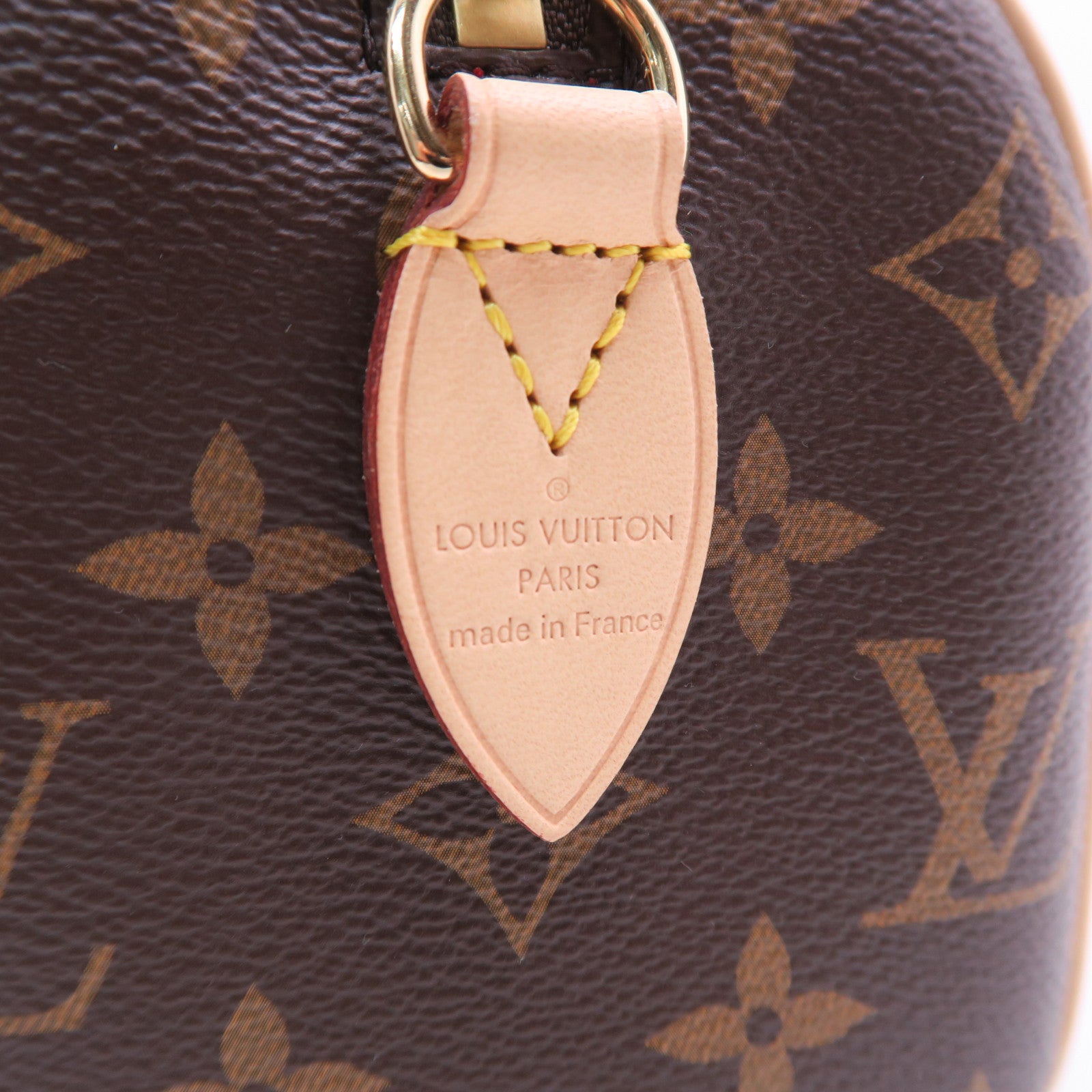 LOUIS VUITTON Monogram Speedy 20 Bandouliere金扣手挽肩背兩用袋棕色