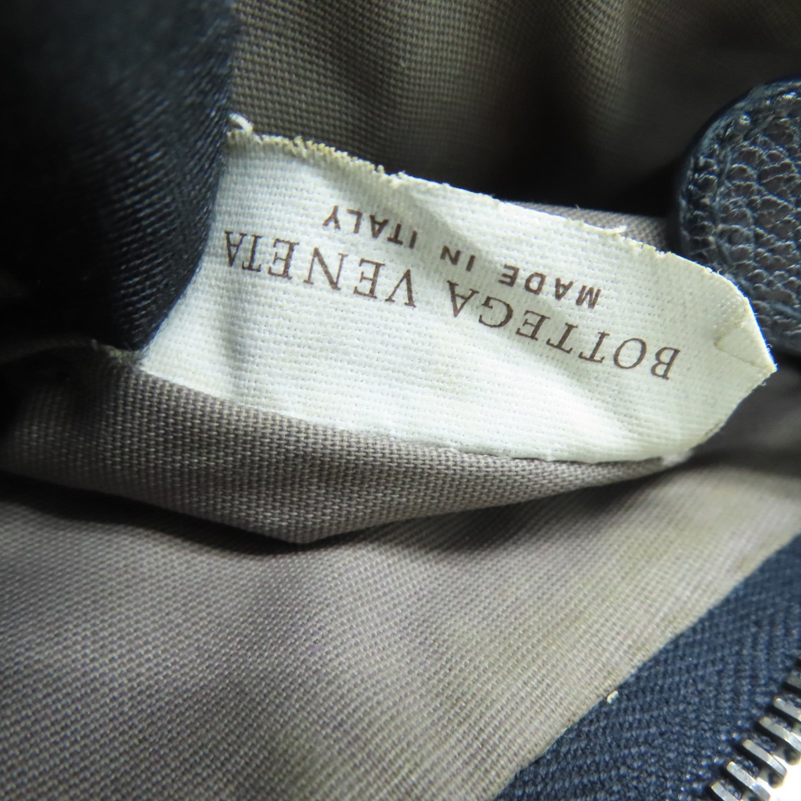 BOTTEGA VENETA 织纹皮革Shoulder Bag肩背袋蓝色