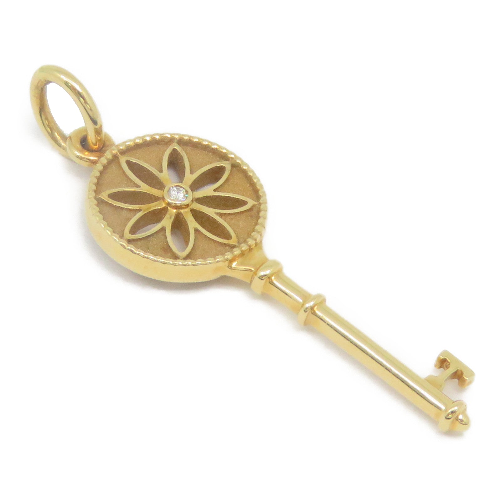 TIFFANY＆CO 【激减优惠】18K玫瑰金Daisy Key Pendant挂饰金色