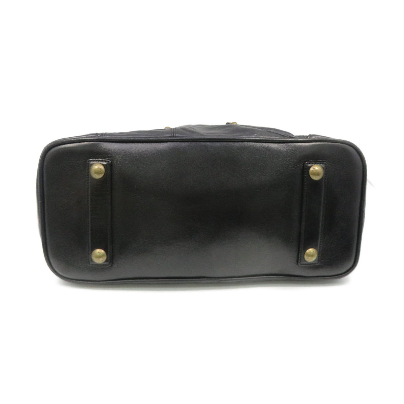 LOUIS VUITTON 牛皮皮革Riveting Bag Tote Bag肩背袋黑色