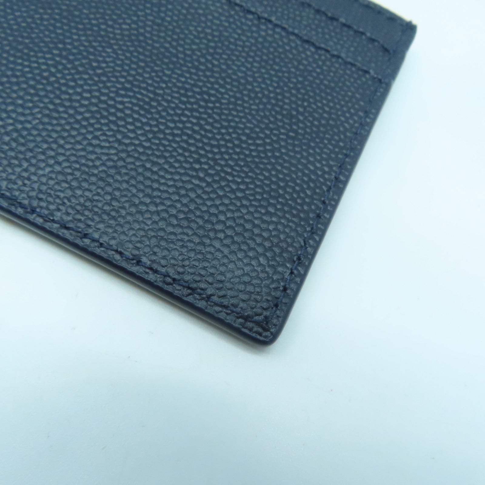 SAINT LAURENT 牛皮皮革Card Case卡片套深藍色
