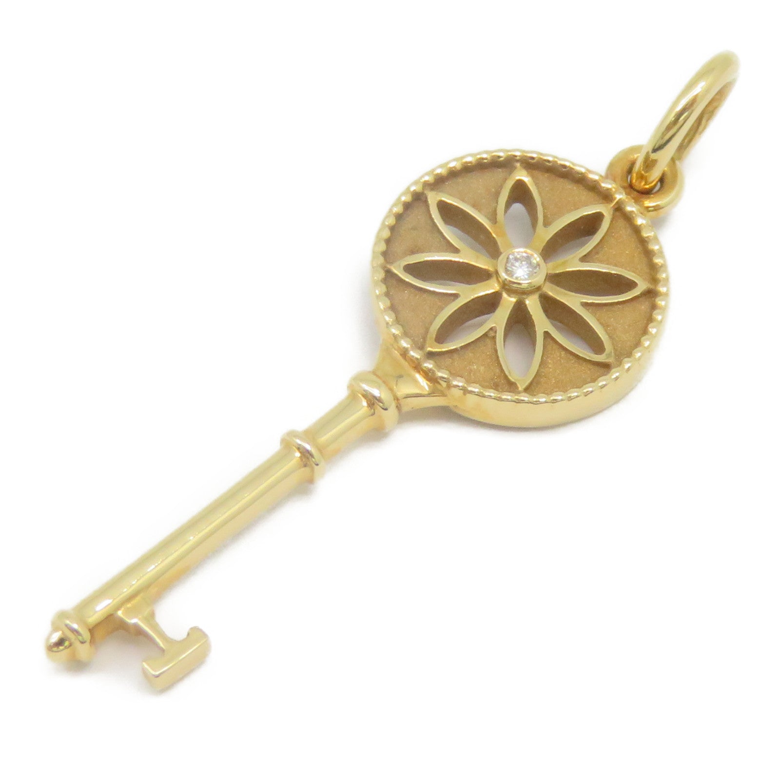 TIFFANY＆CO 【激减优惠】18K玫瑰金Daisy Key Pendant挂饰金色