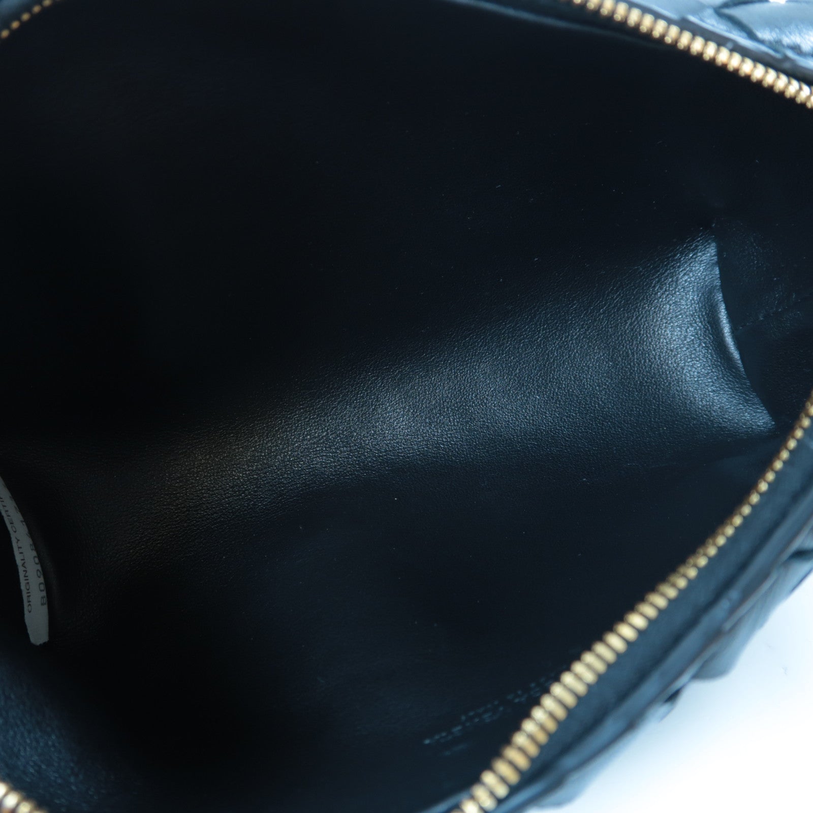 BOTTEGA VENETA 織紋牛皮皮革Shoulder Bag金扣肩背袋黑色