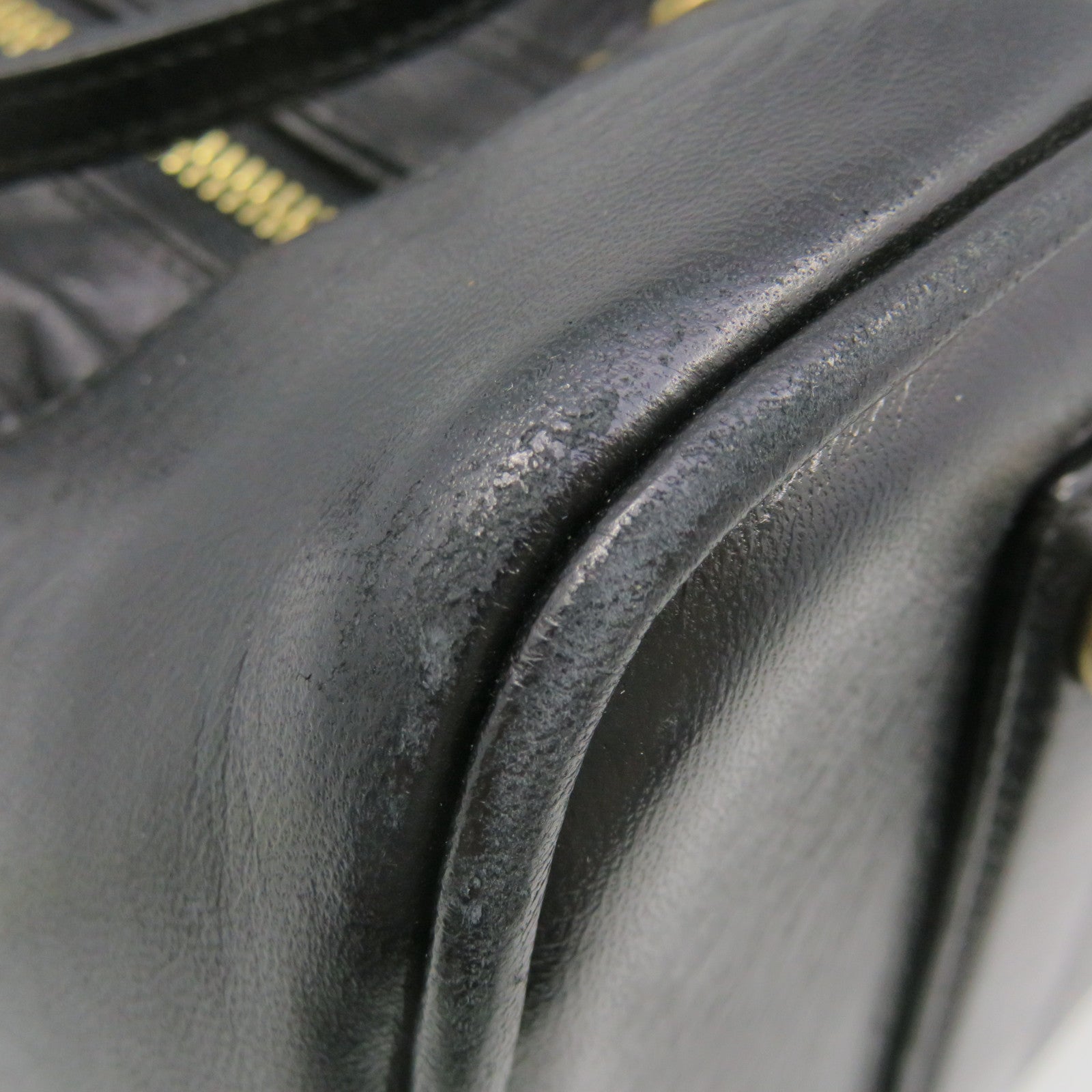 LOUIS VUITTON 牛皮皮革Riveting Bag Tote Bag肩背袋黑色
