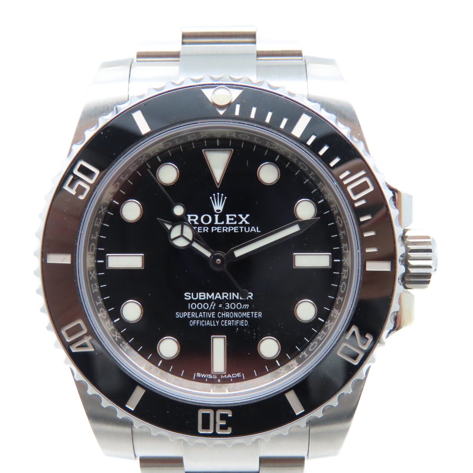 ROLEX Submariner不鏽鋼手錶自動機芯黑色