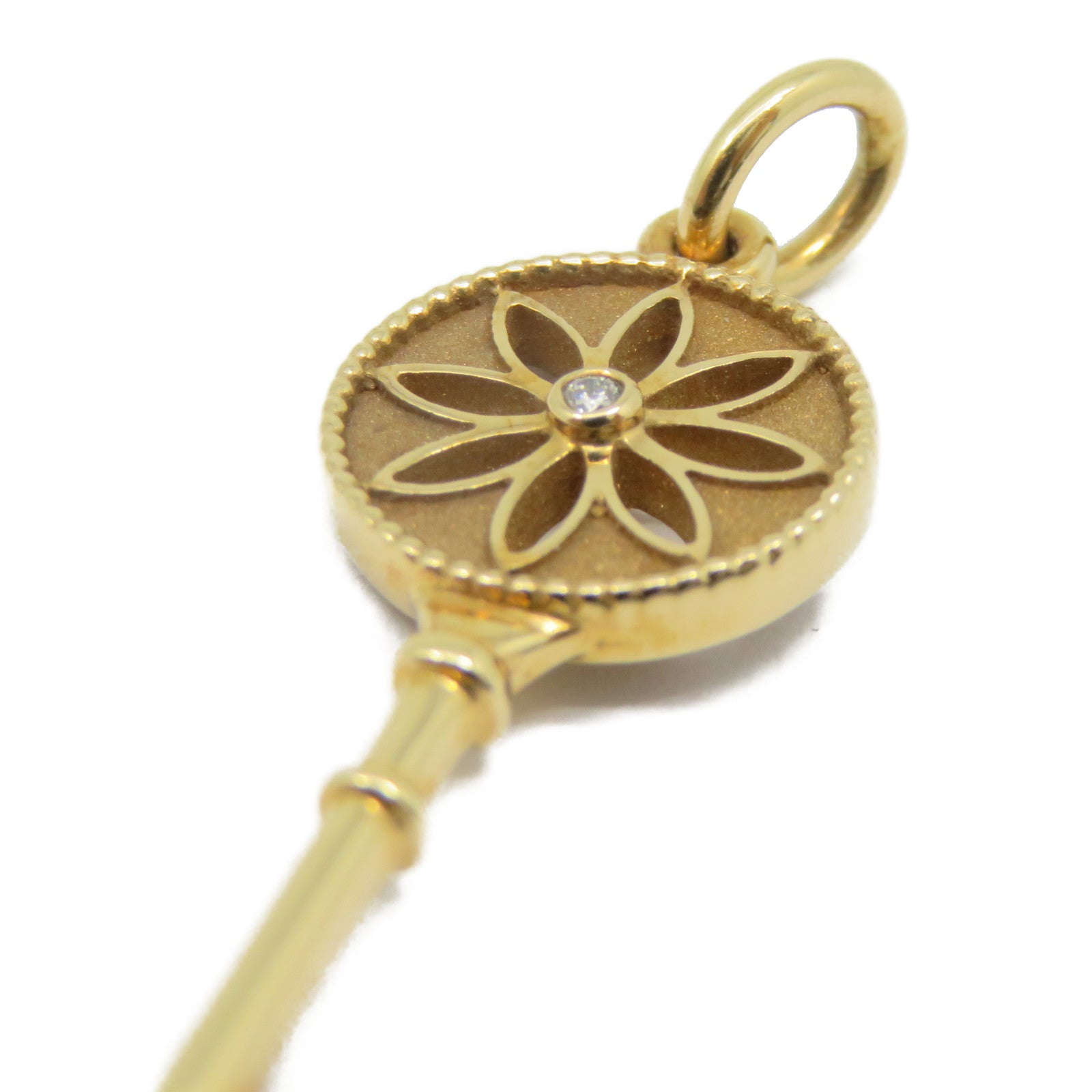 TIFFANY＆CO 【激减优惠】18K玫瑰金Daisy Key Pendant挂饰金色