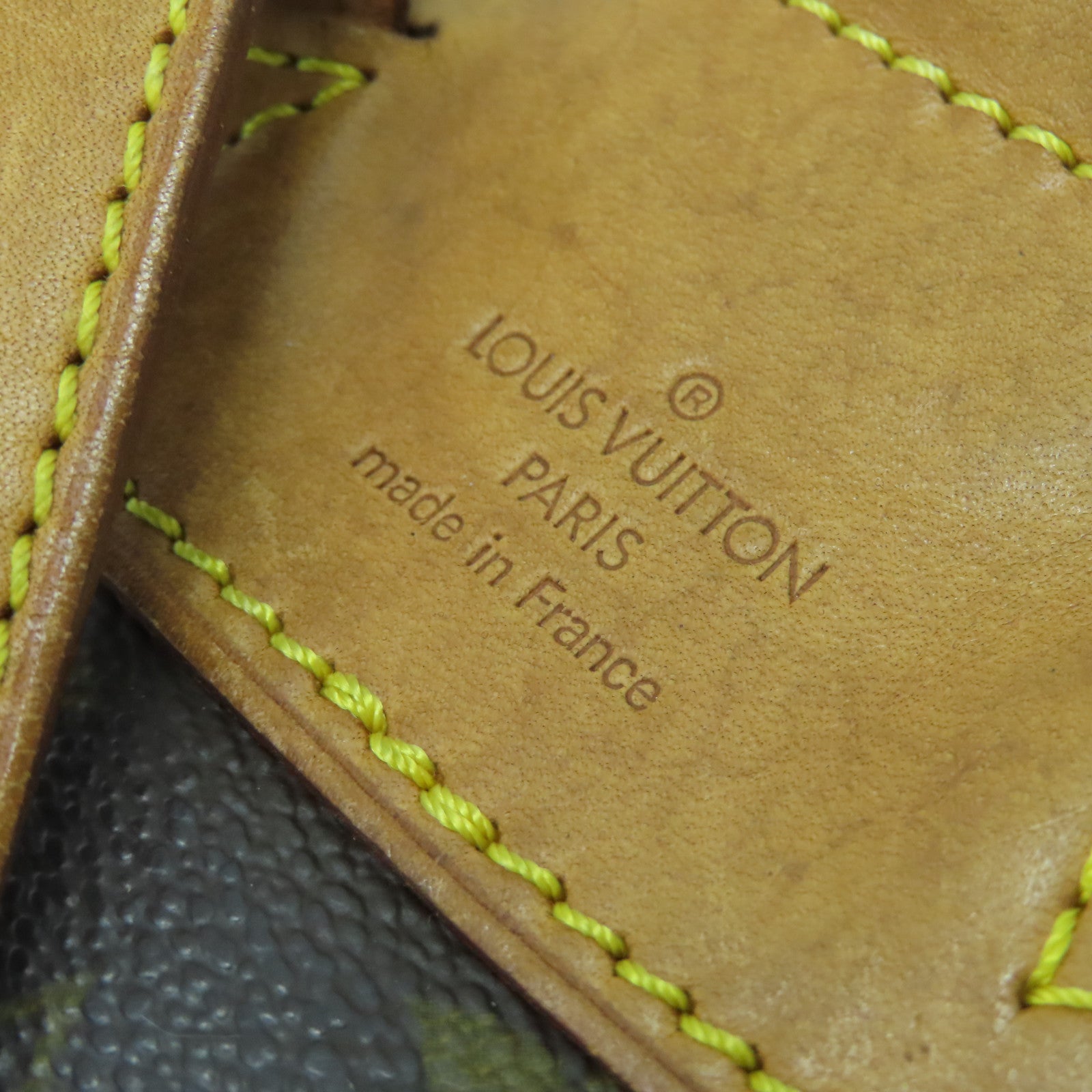 LOUIS VUITTON Monogram Montsouris MM gold buckle backpack brown